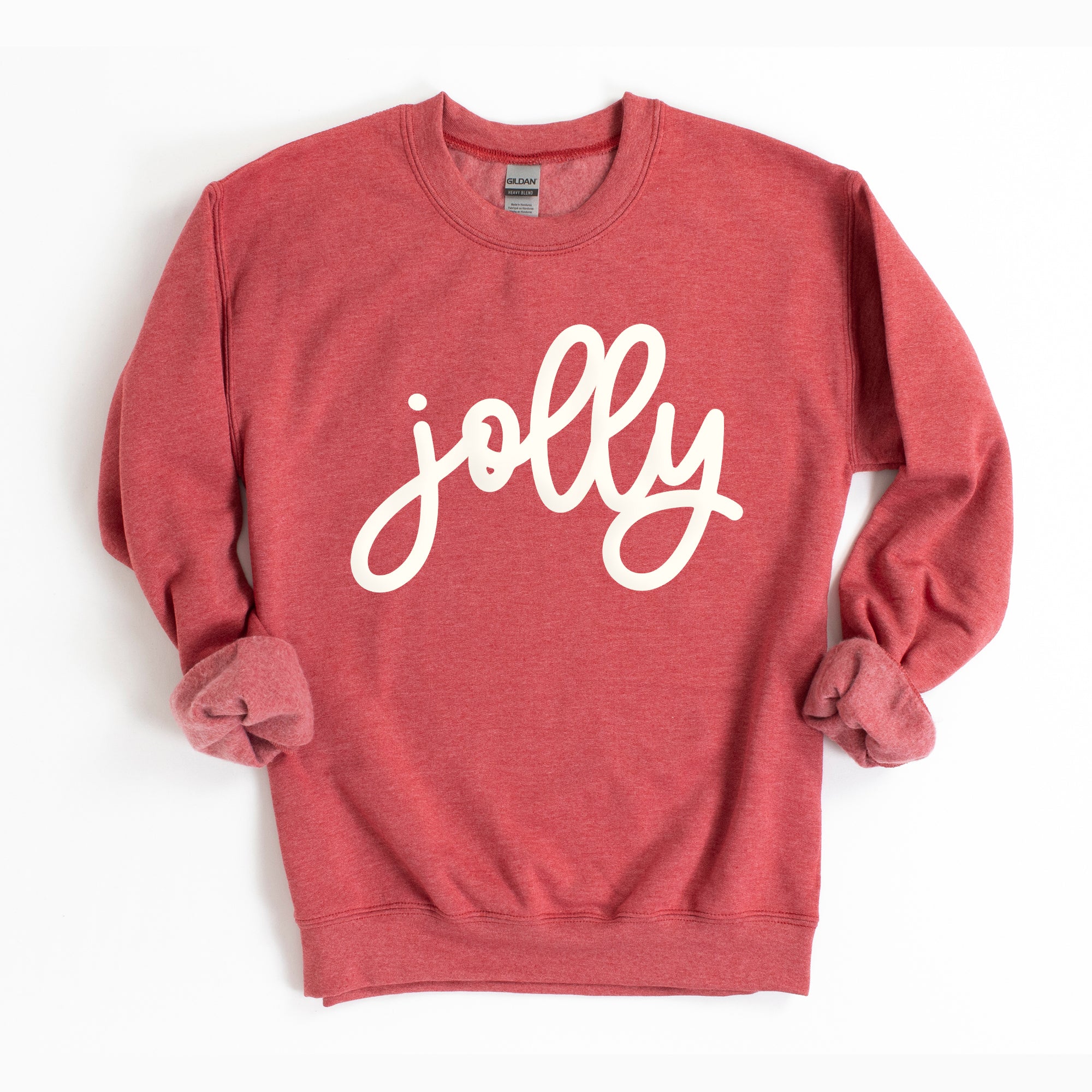 Jolly Bold Cursive Puff Print | Sweatshirt
