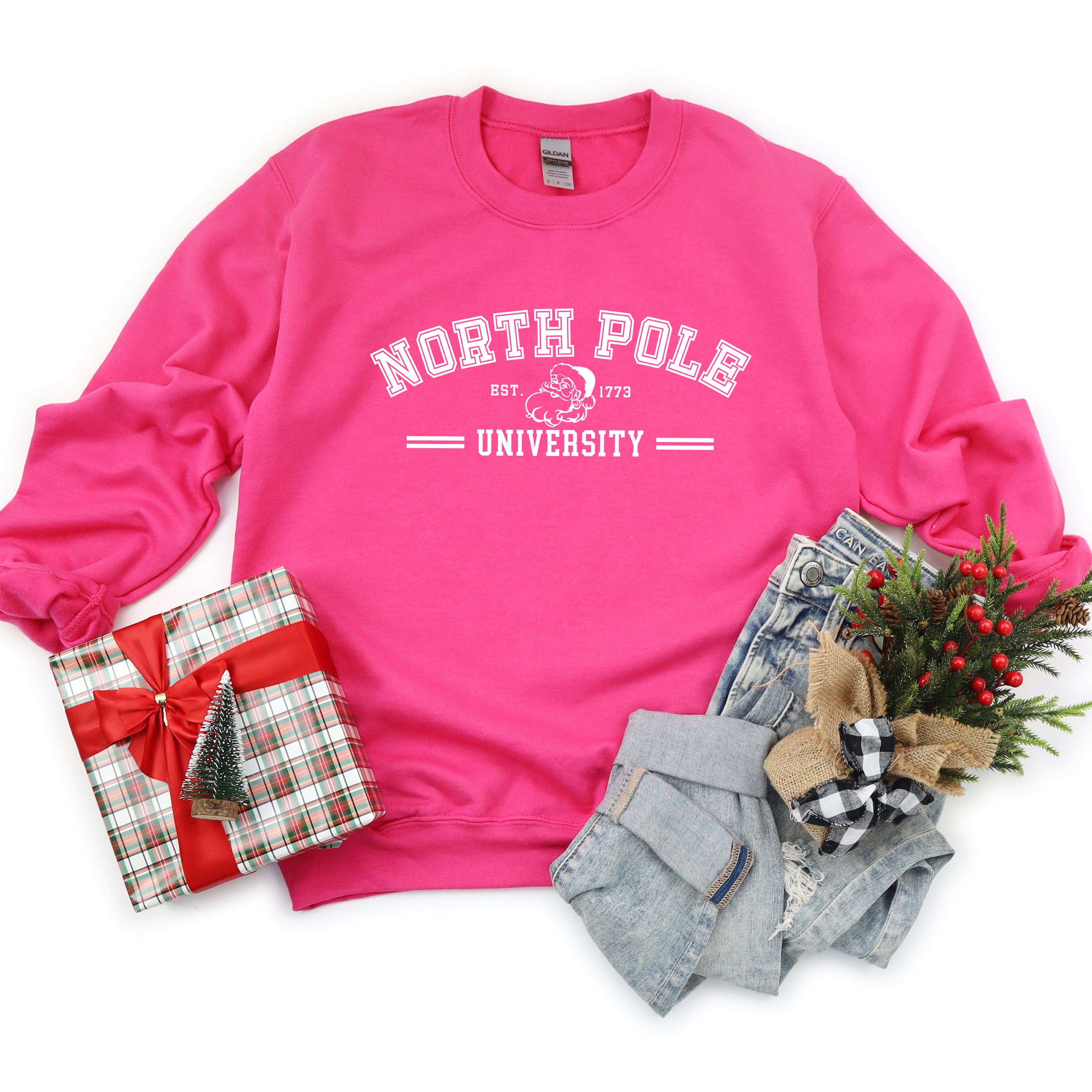 North Pole University Santa | Sweatshirt