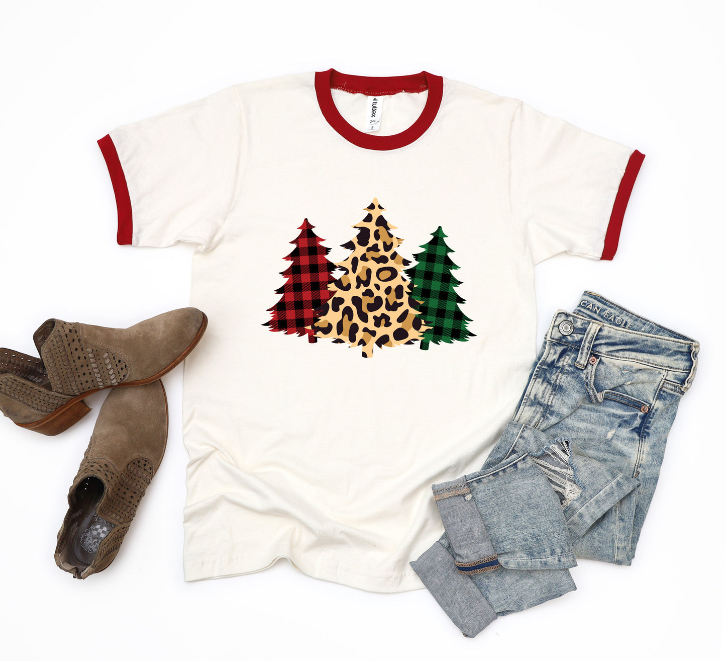 Christmas Trees  | Ringer Tee