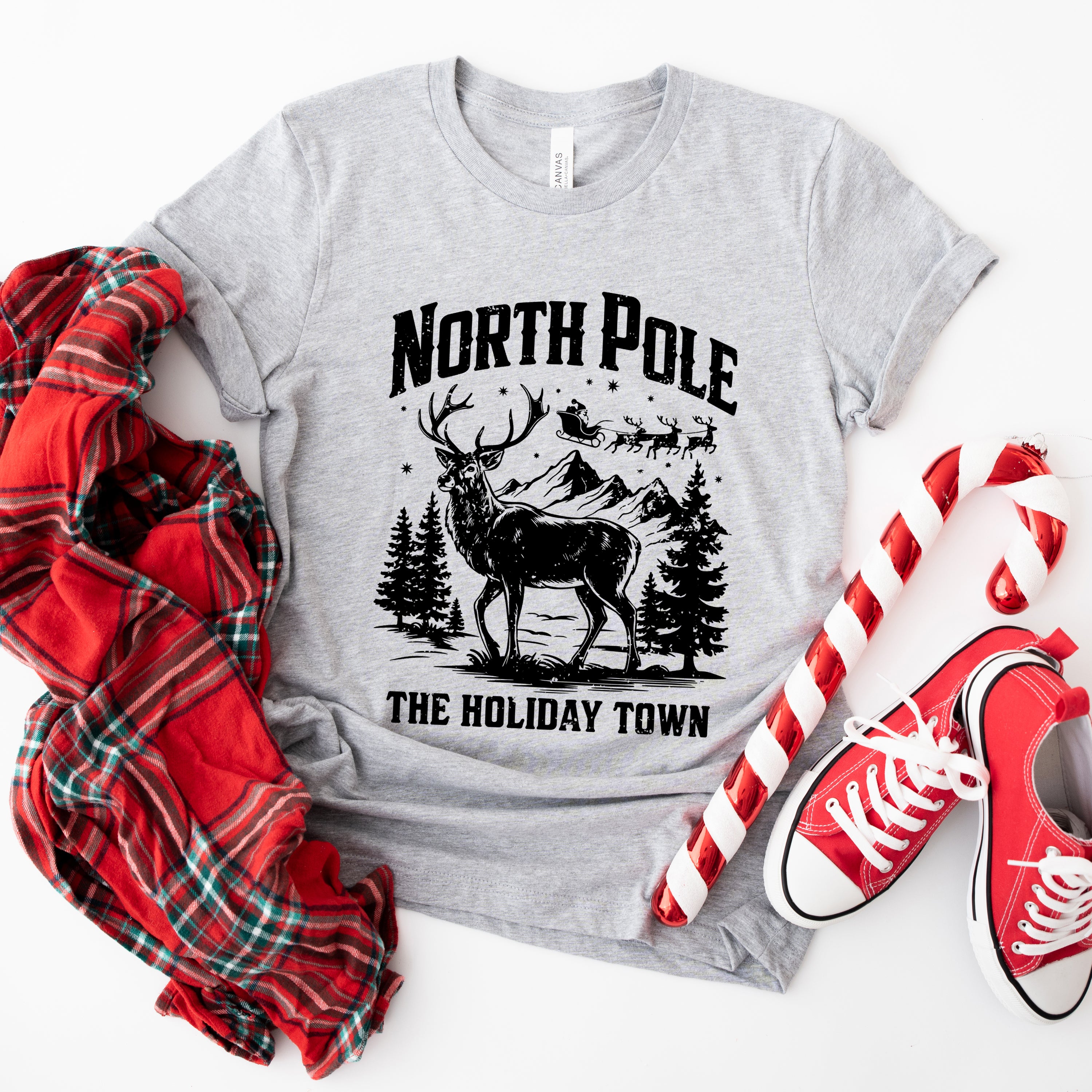 The Holiday Town | Short Sleeve Crewneck