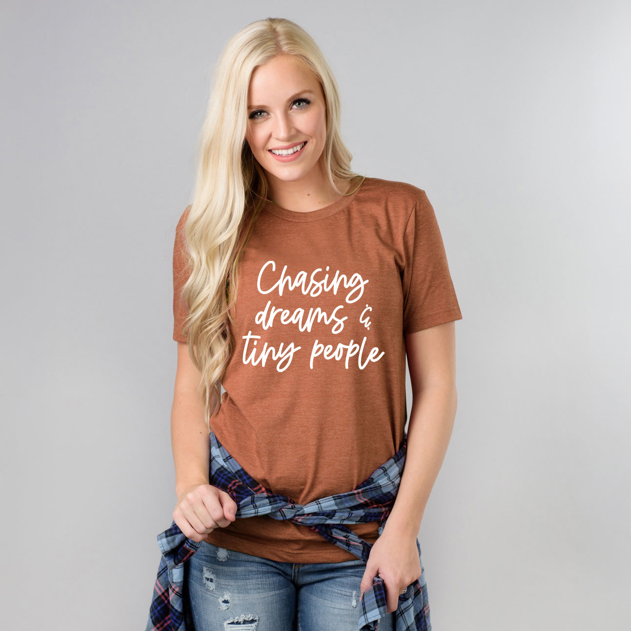 Chasing Dreams And Tiny People | Short Sleeve Graphic Tee