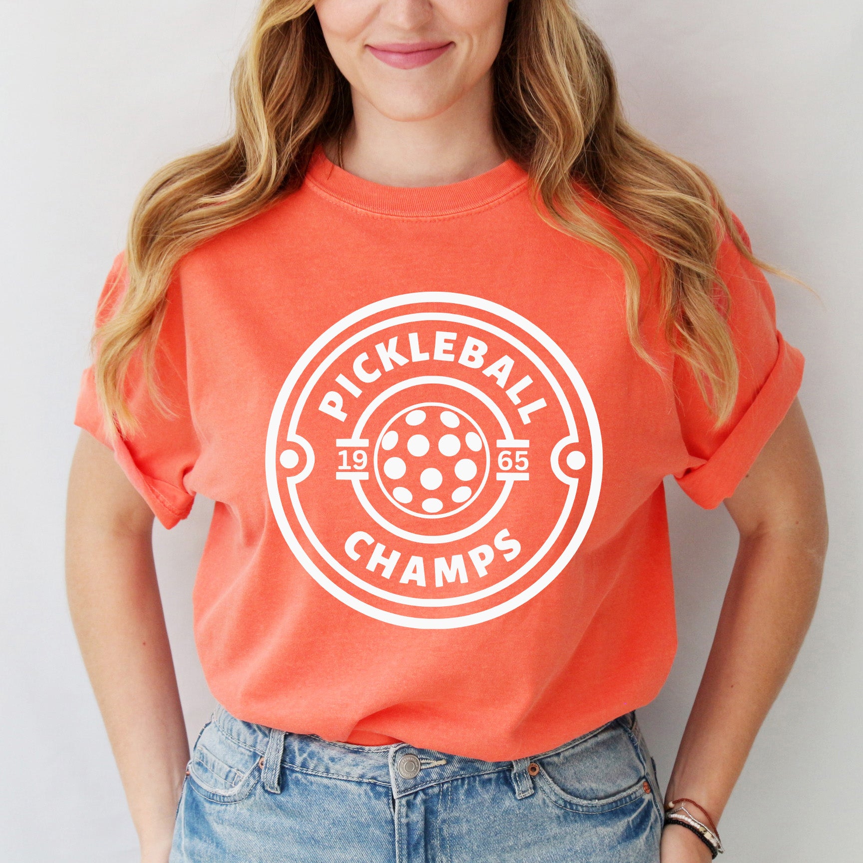 Pickleball Champs | Garment Dyed Short Sleeve Tee