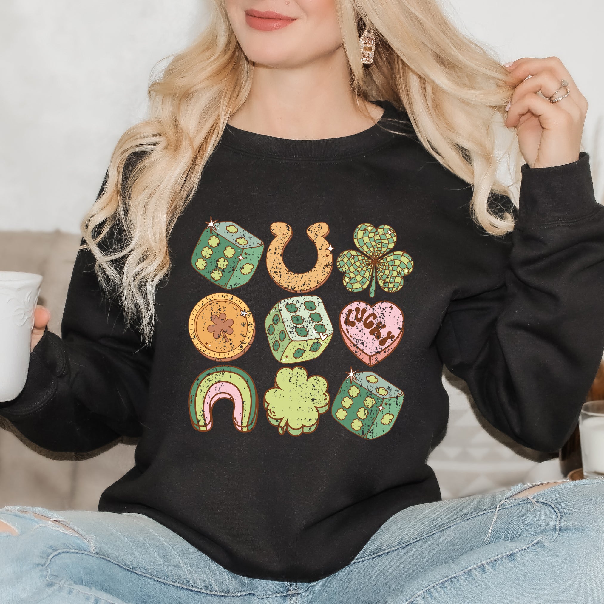 St. Patrick's Charm Chart | Sweatshirt