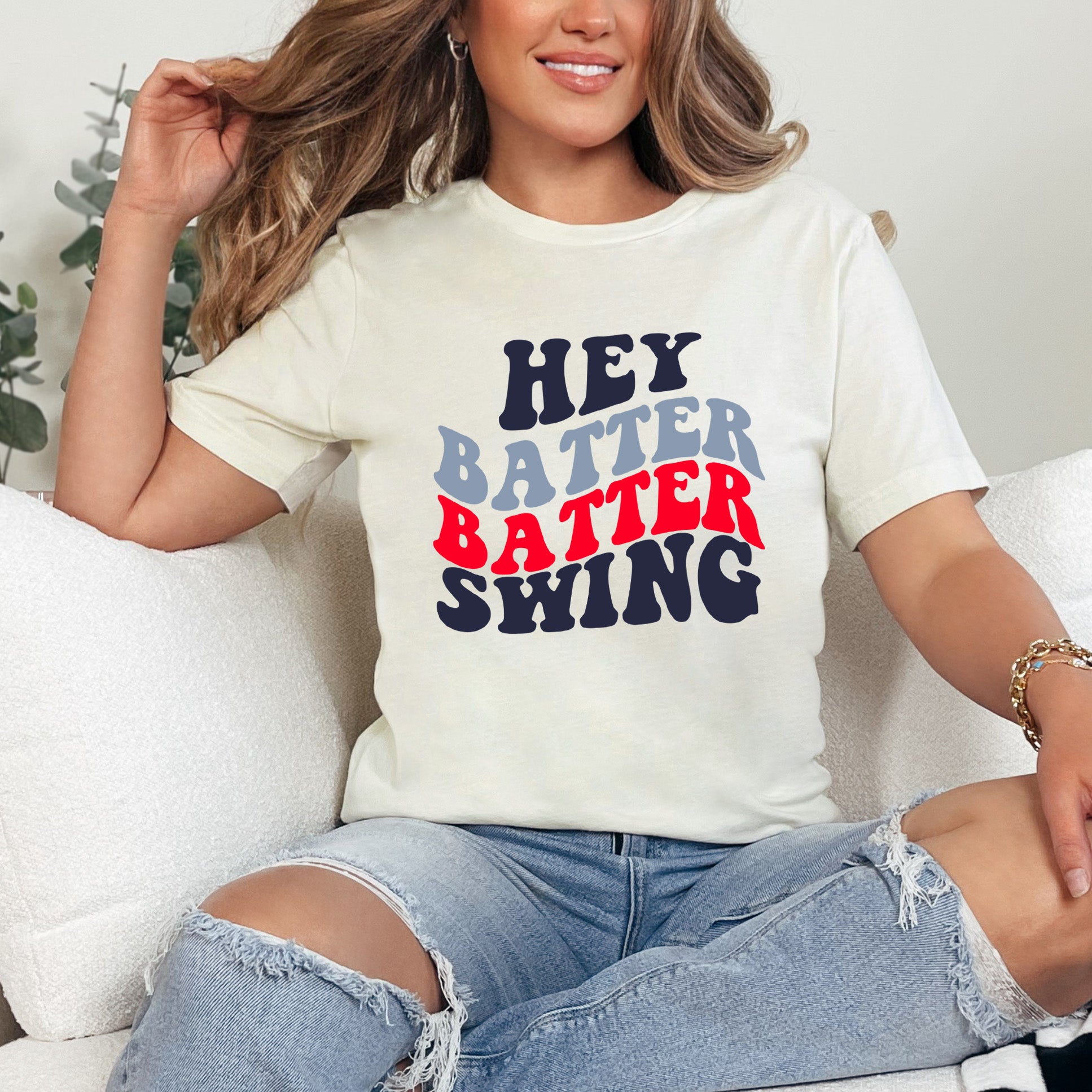 Batter Batter Swing Stacked | Short Sleeve Graphic Tee