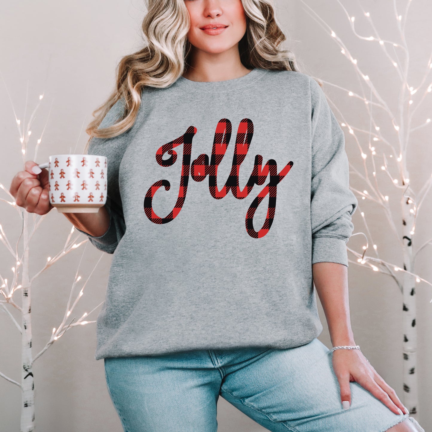 Jolly Plaid | Sweatshirt