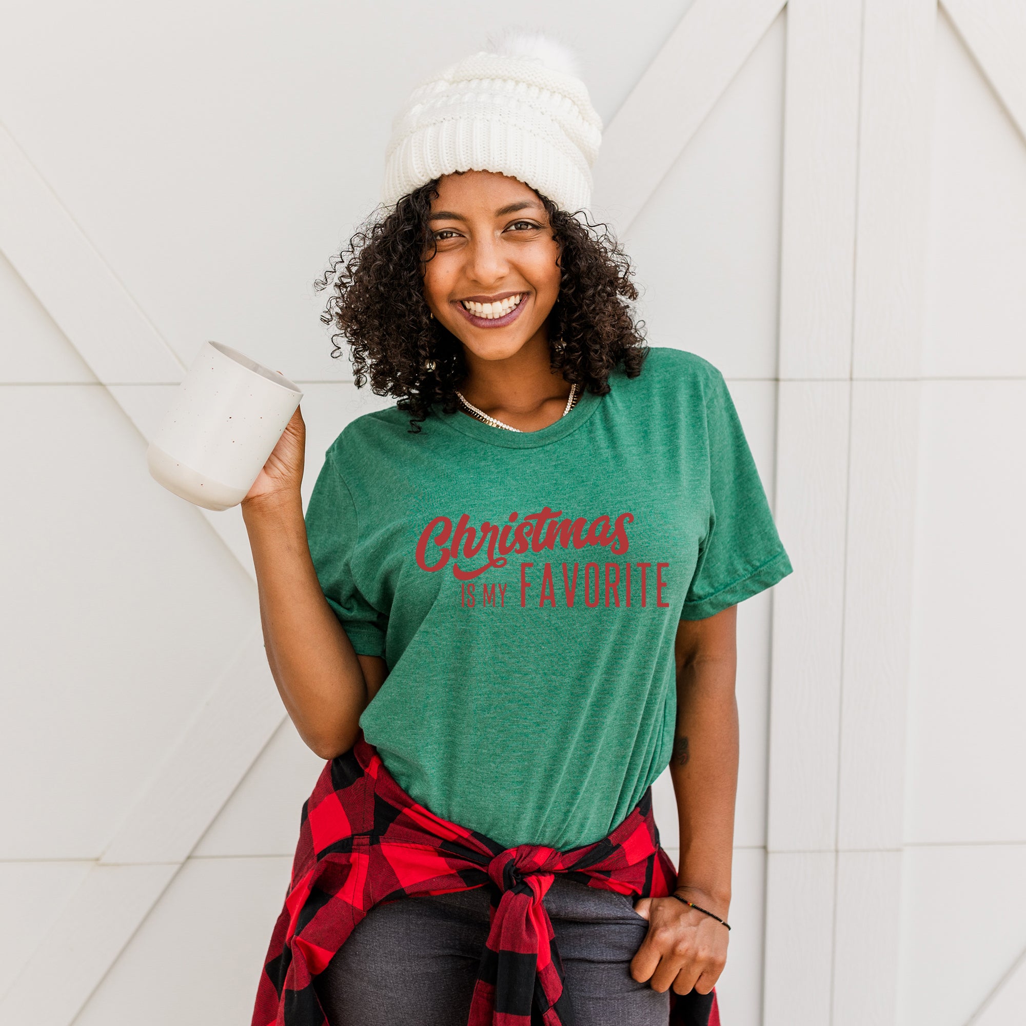 Christmas Is My Favorite | Short Sleeve Crewneck