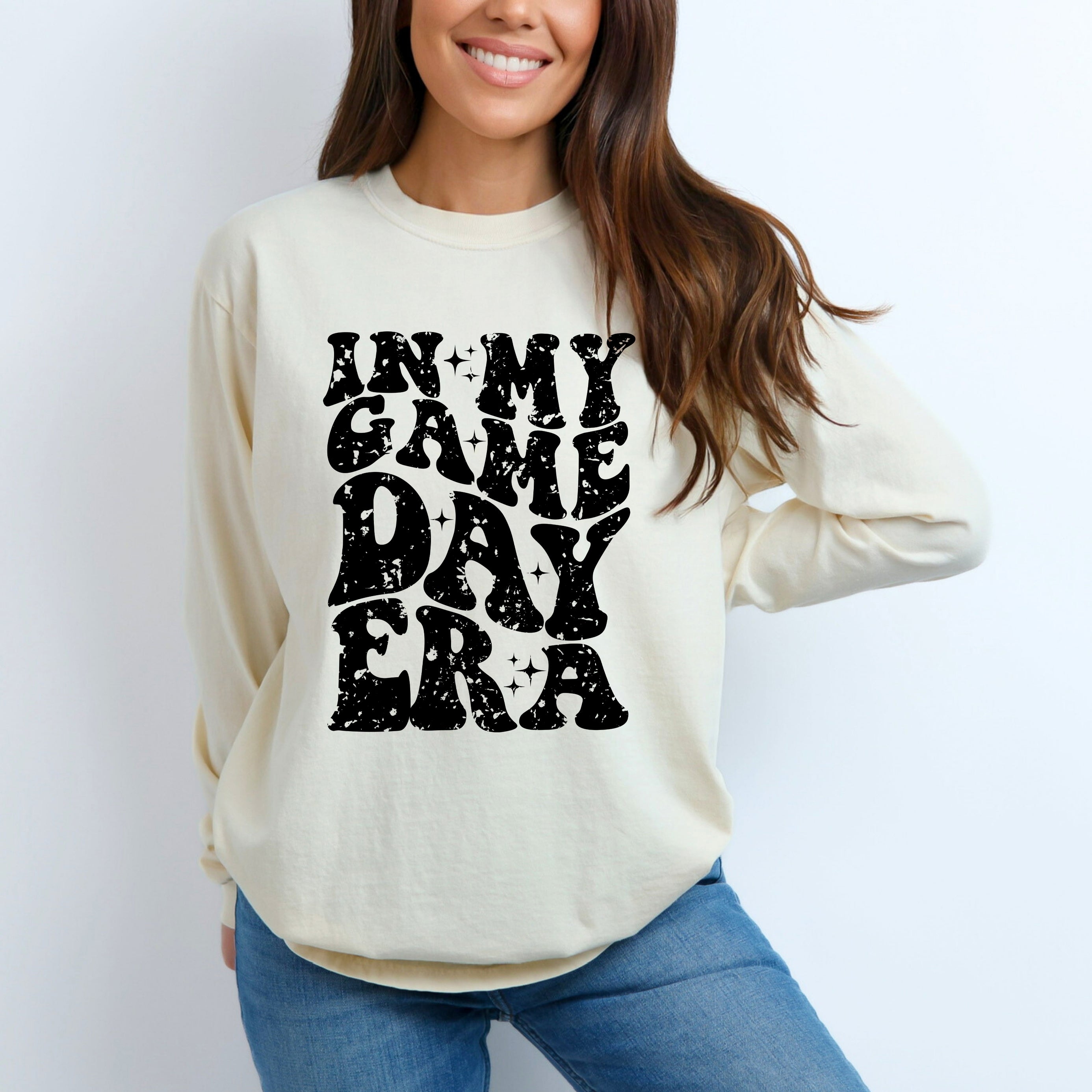 In My Game Day Era | Garment Dyed Long Sleeve