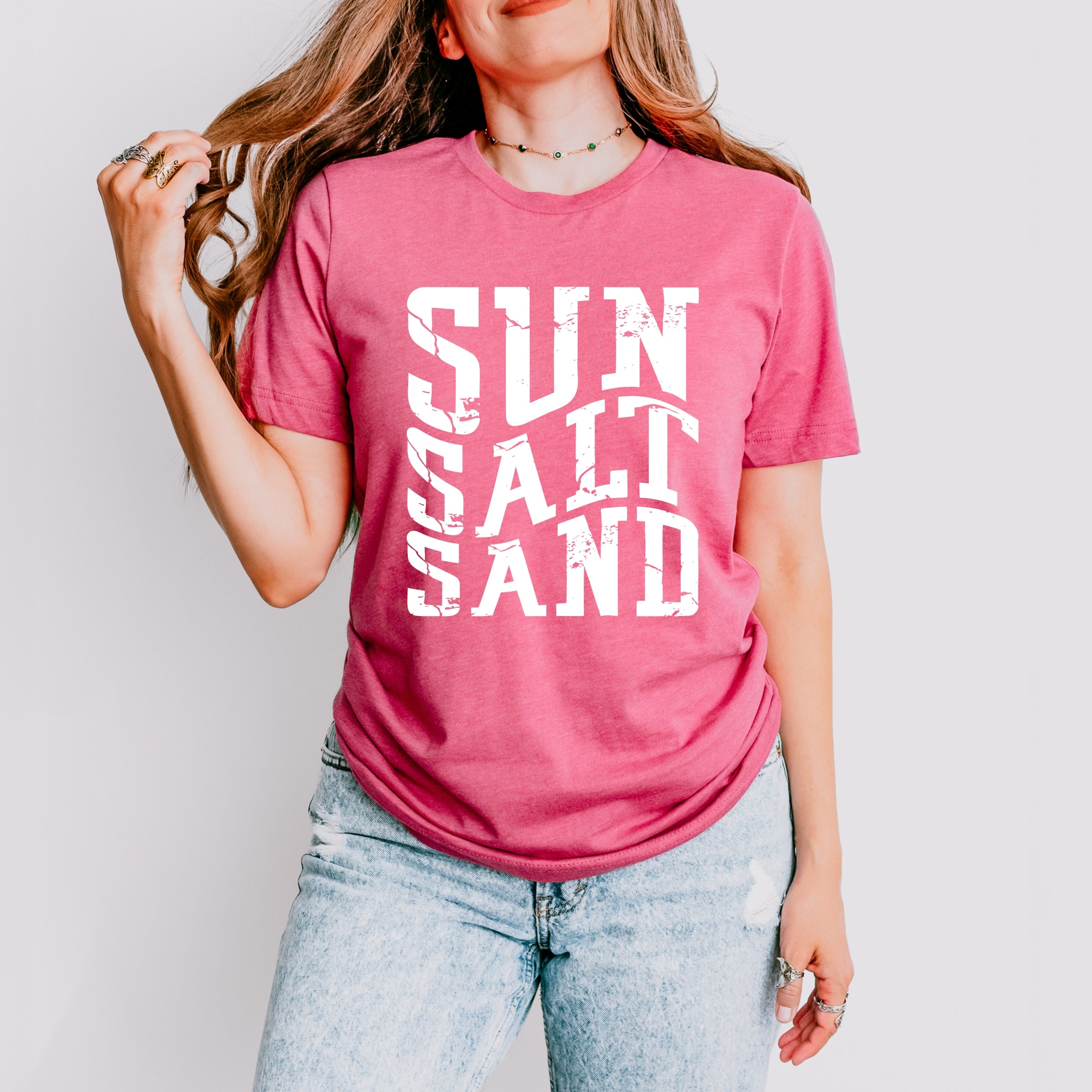 Sun Salt Sand Wavy - Womens Short Sleeve Tee