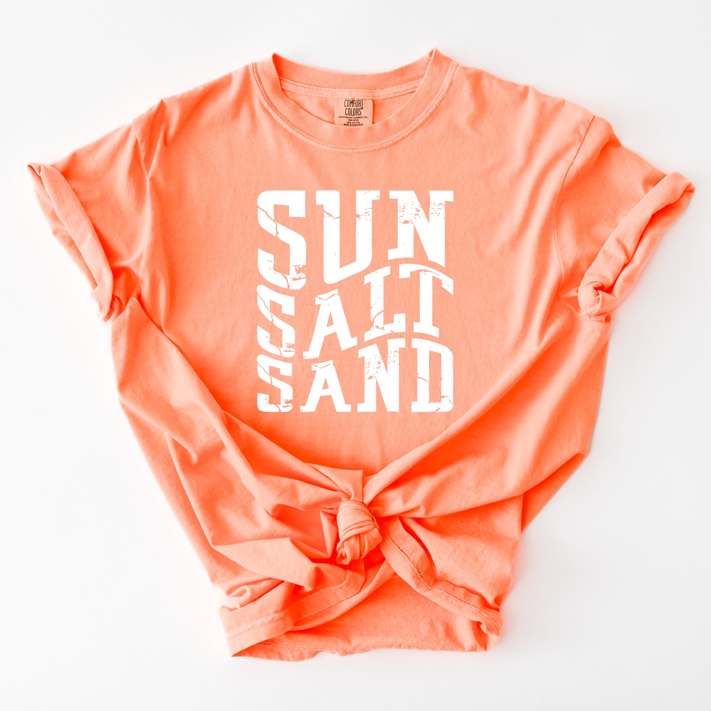 Sun Salt Sand Wavy - Womens Garment Dyed Tee
