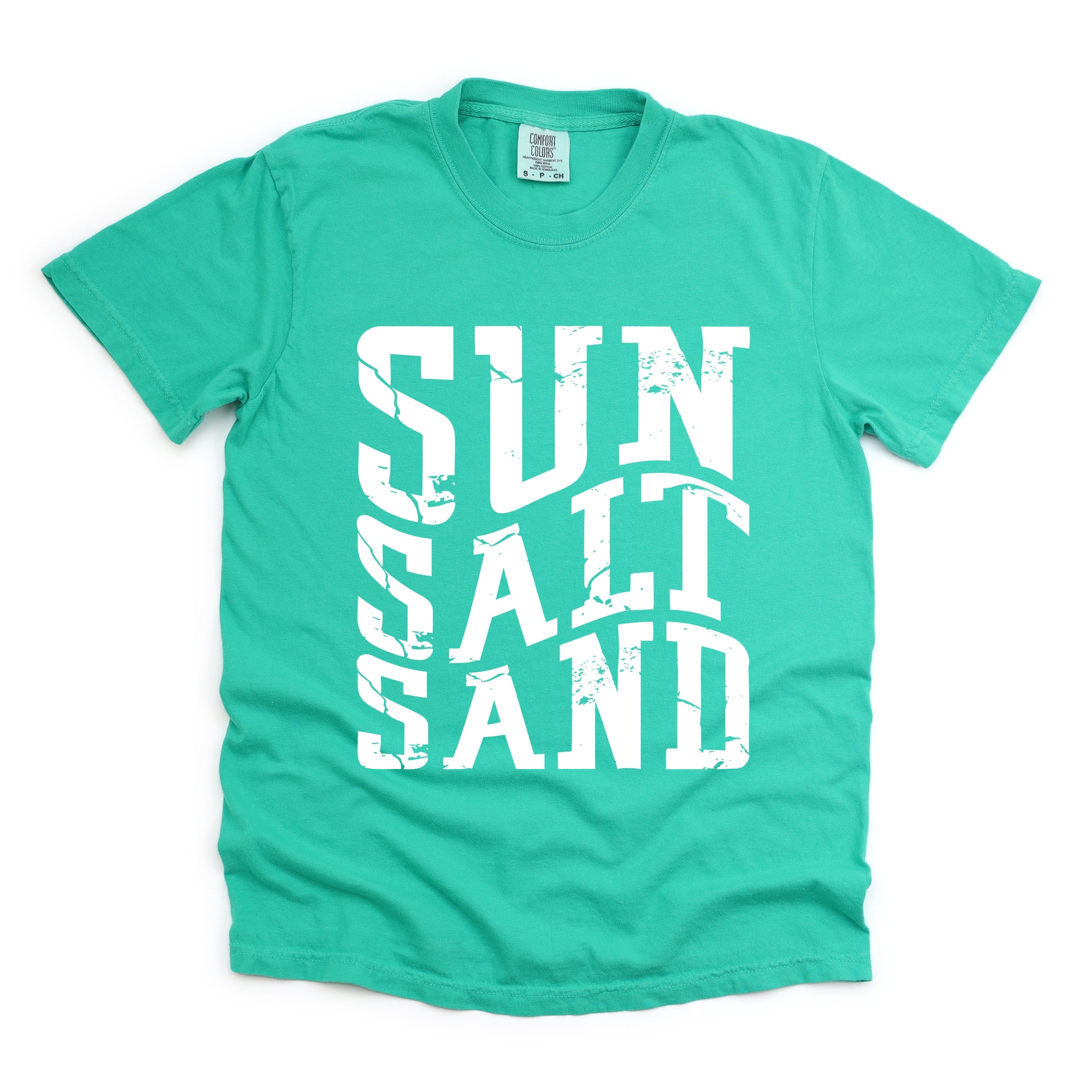 Sun Salt Sand Wavy - Womens Garment Dyed Tee