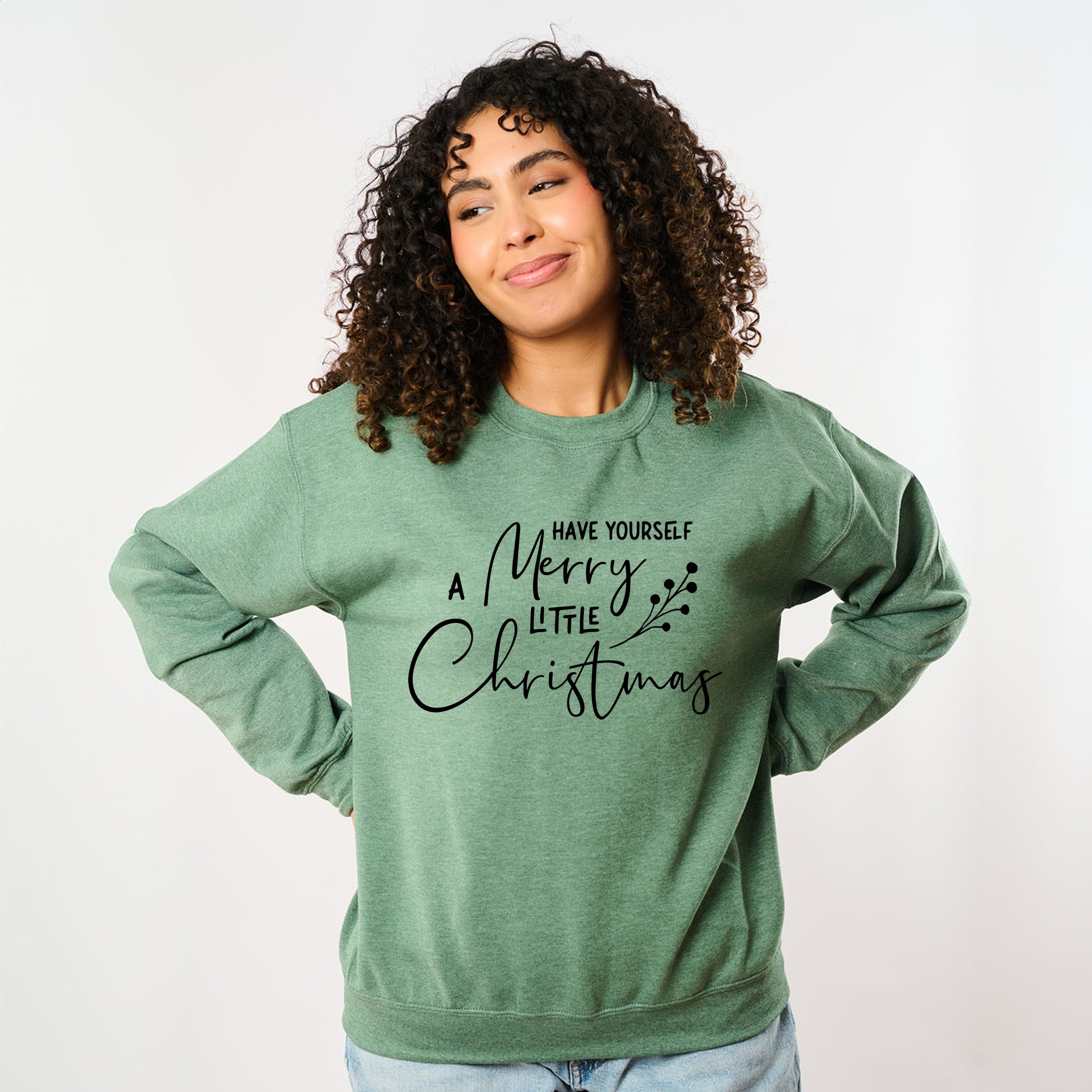 Have Yourself A Merry Little Christmas Berries -  Womens Sweatshirt