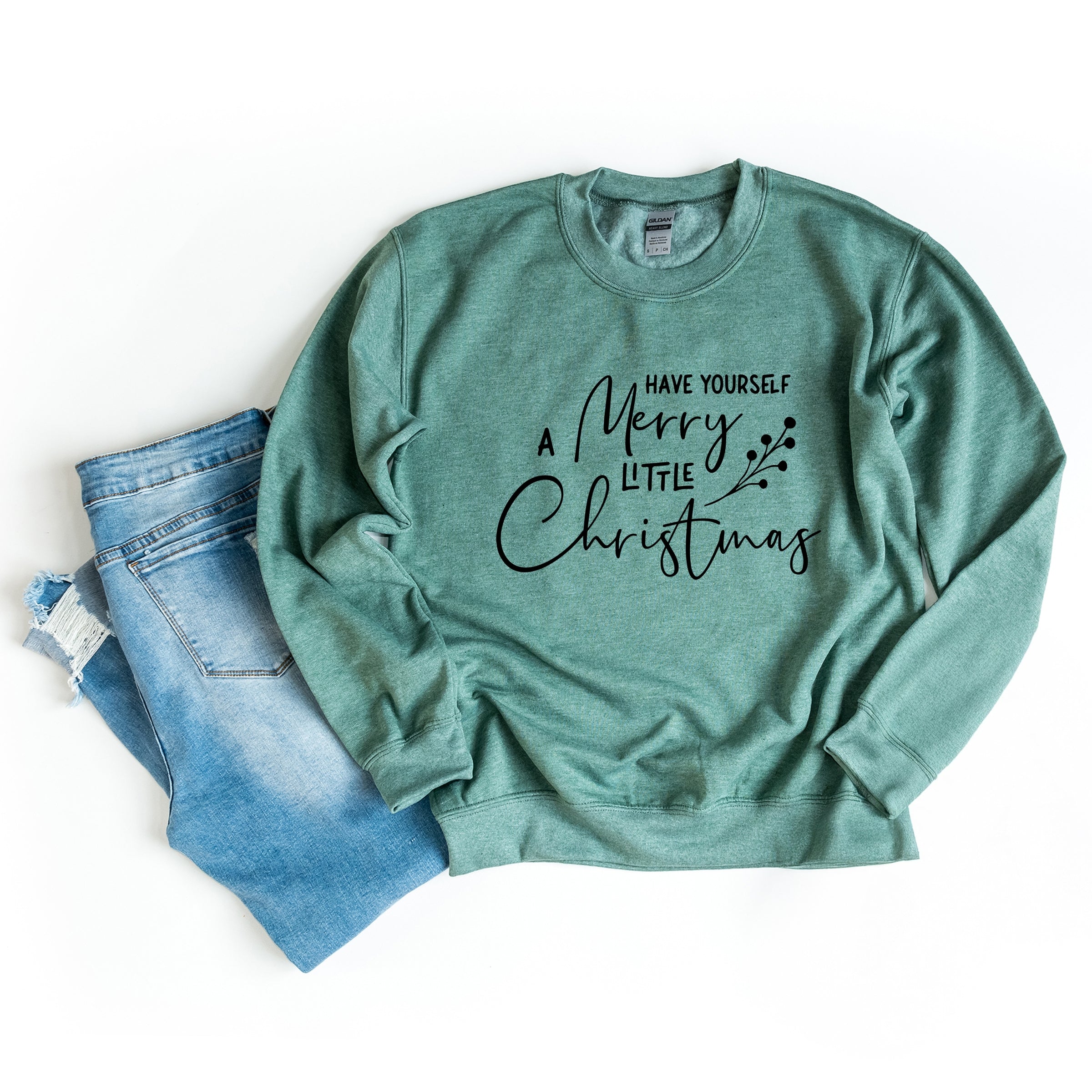 Have Yourself A Merry Little Christmas Berries -  Womens Sweatshirt