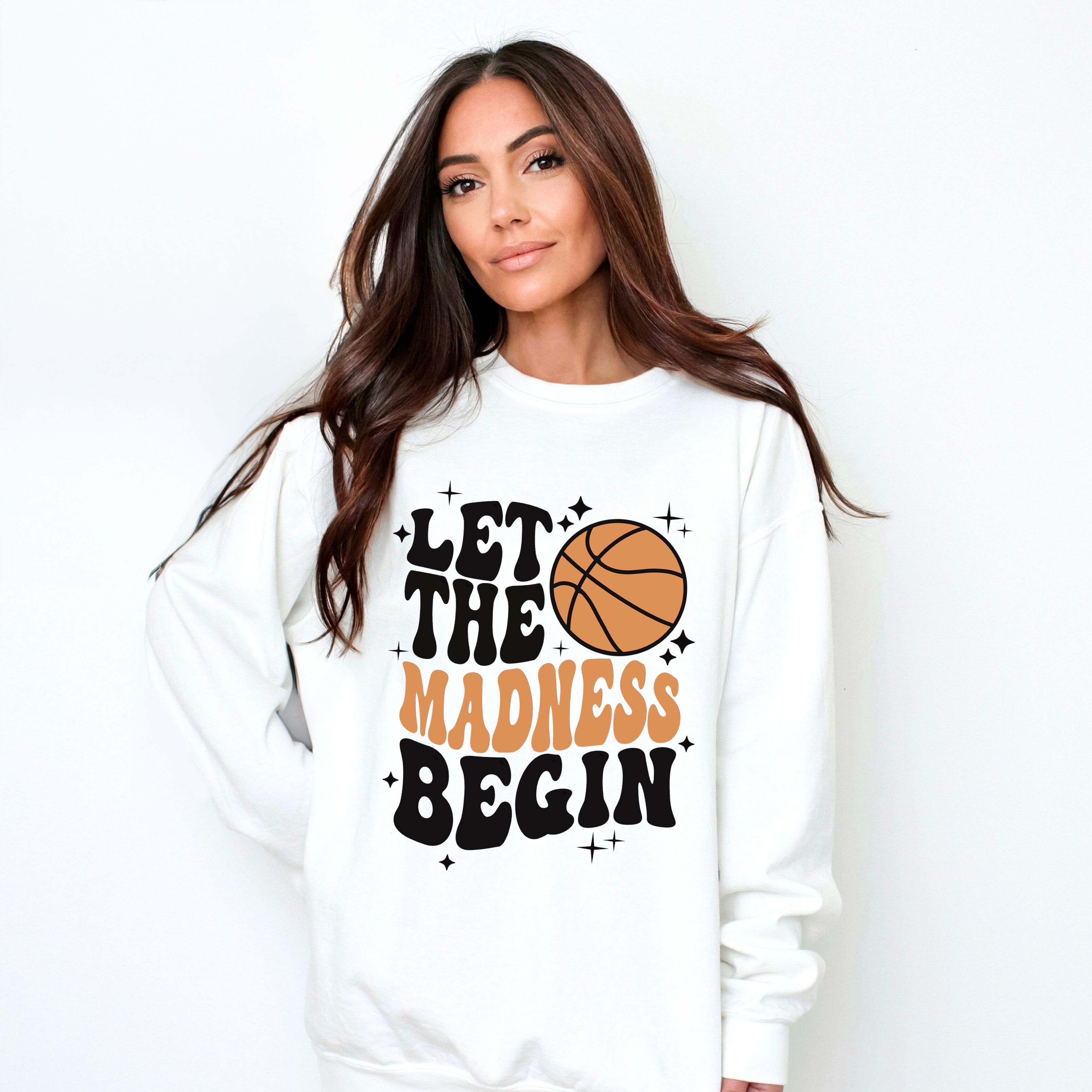 Madness Begin Basketball | Garment Dyed Sweatshirt