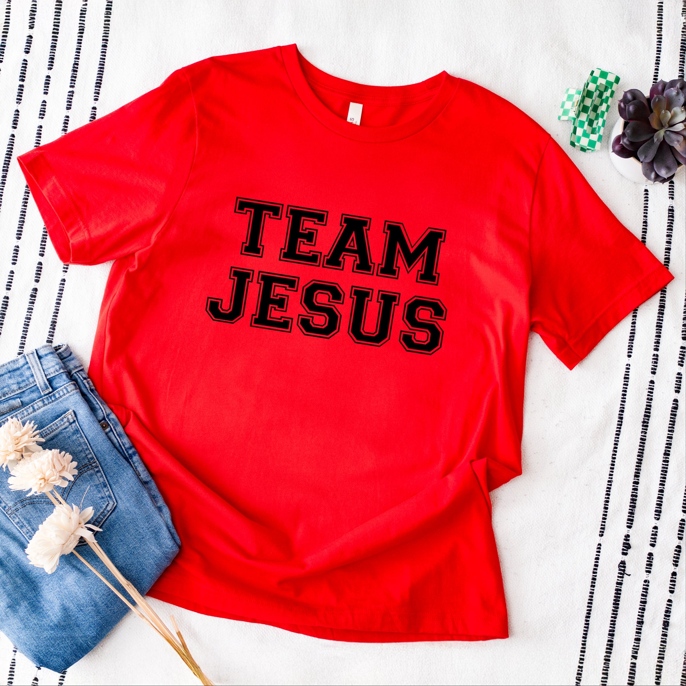 Team Jesus - Women's Short Sleeve Graphic T-Shirt