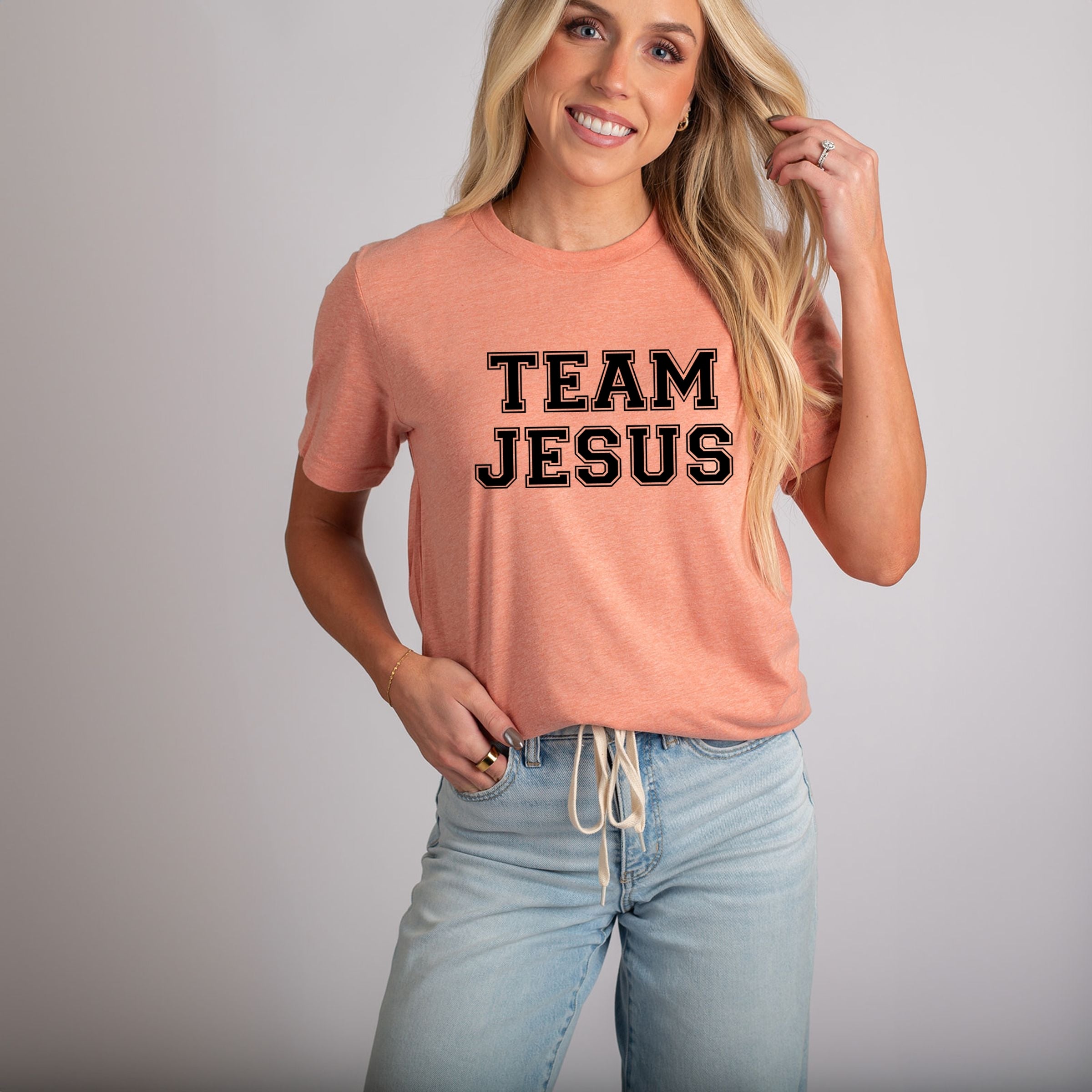 Team Jesus - Women's Short Sleeve Graphic T-Shirt