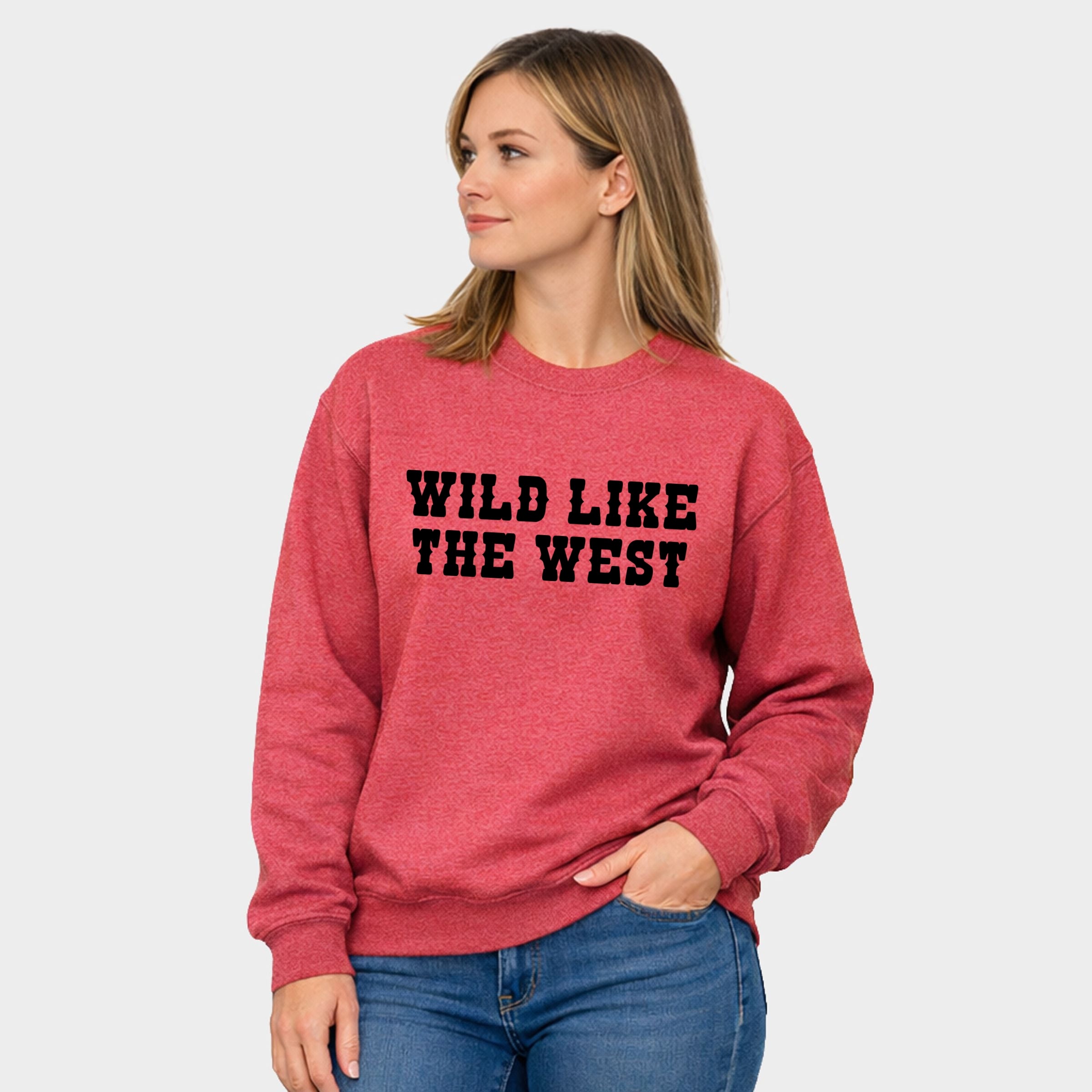 14239B_F-SWT Heather Red