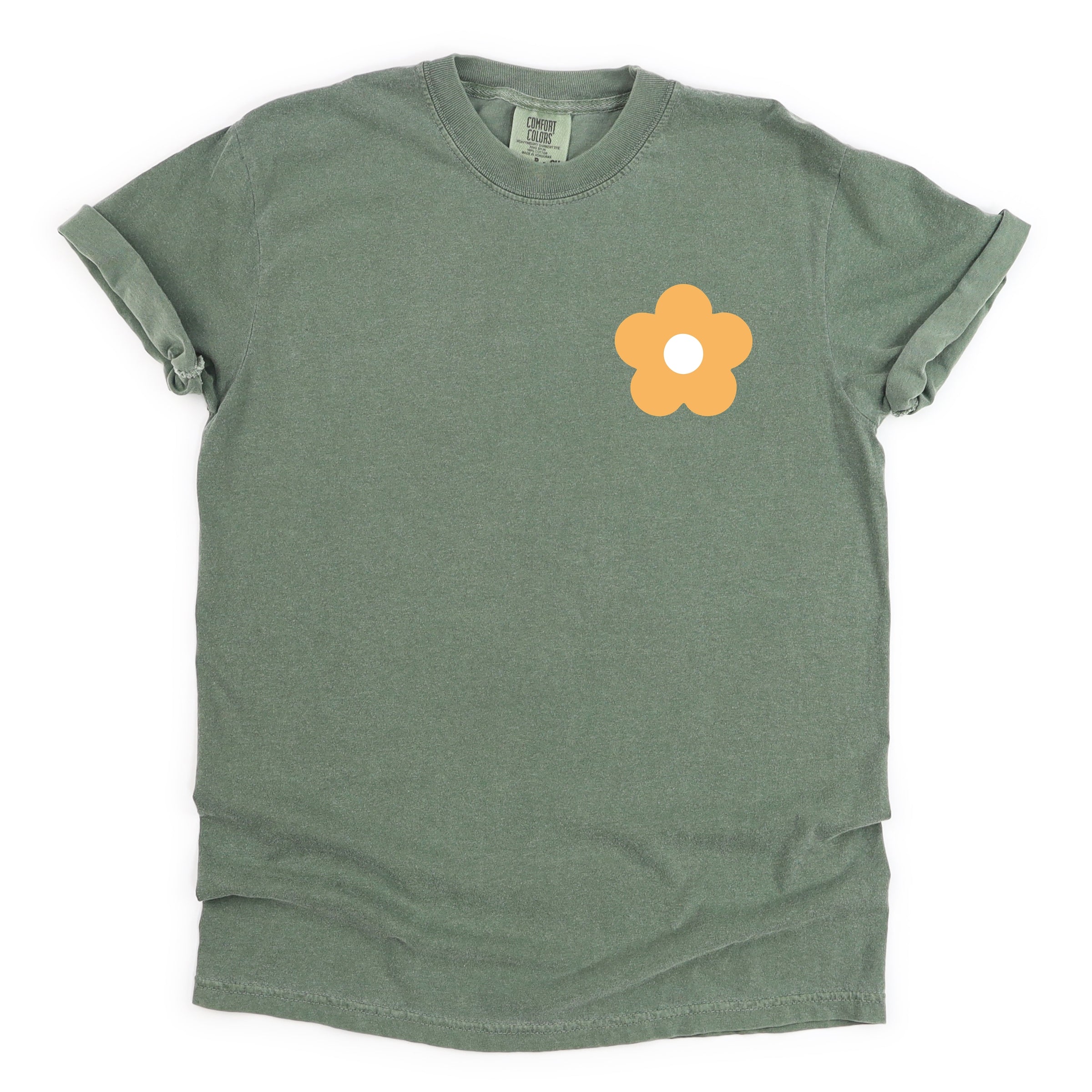 Too Much For You Front And Back - Garment Dyed Tee