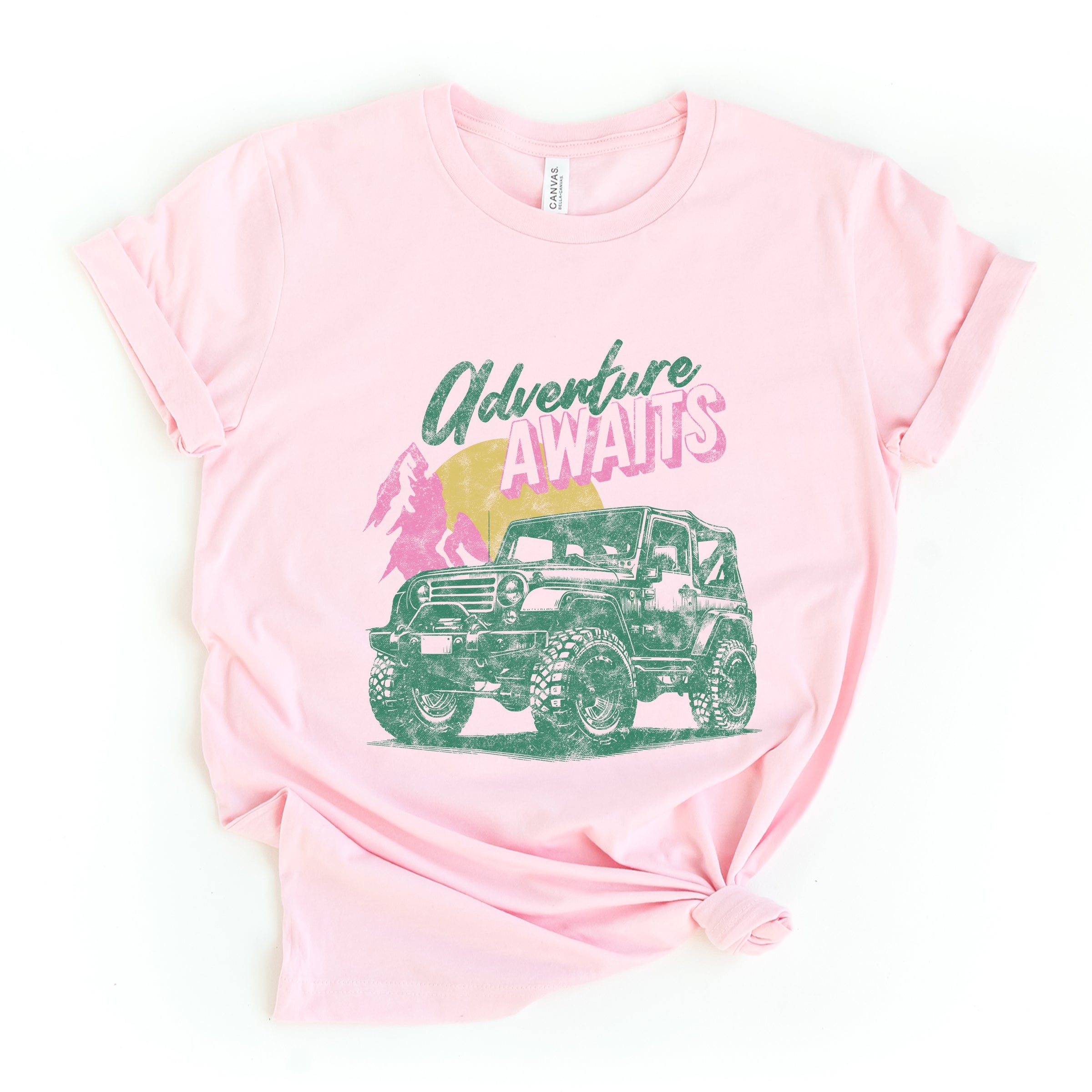 Adventure Awaits Jeep - Women's Short Sleeve Graphic T-Shirt