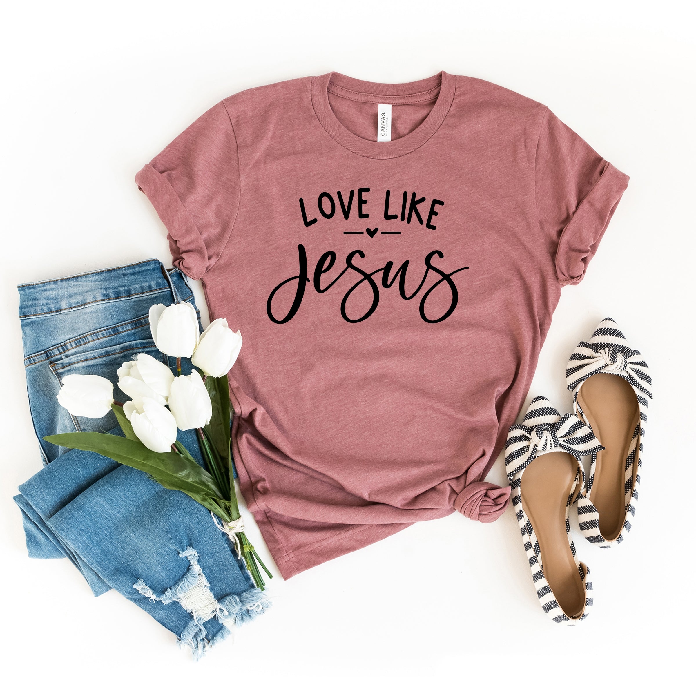 Love Like Jesus - Women's Short Sleeve Graphic T-Shirt