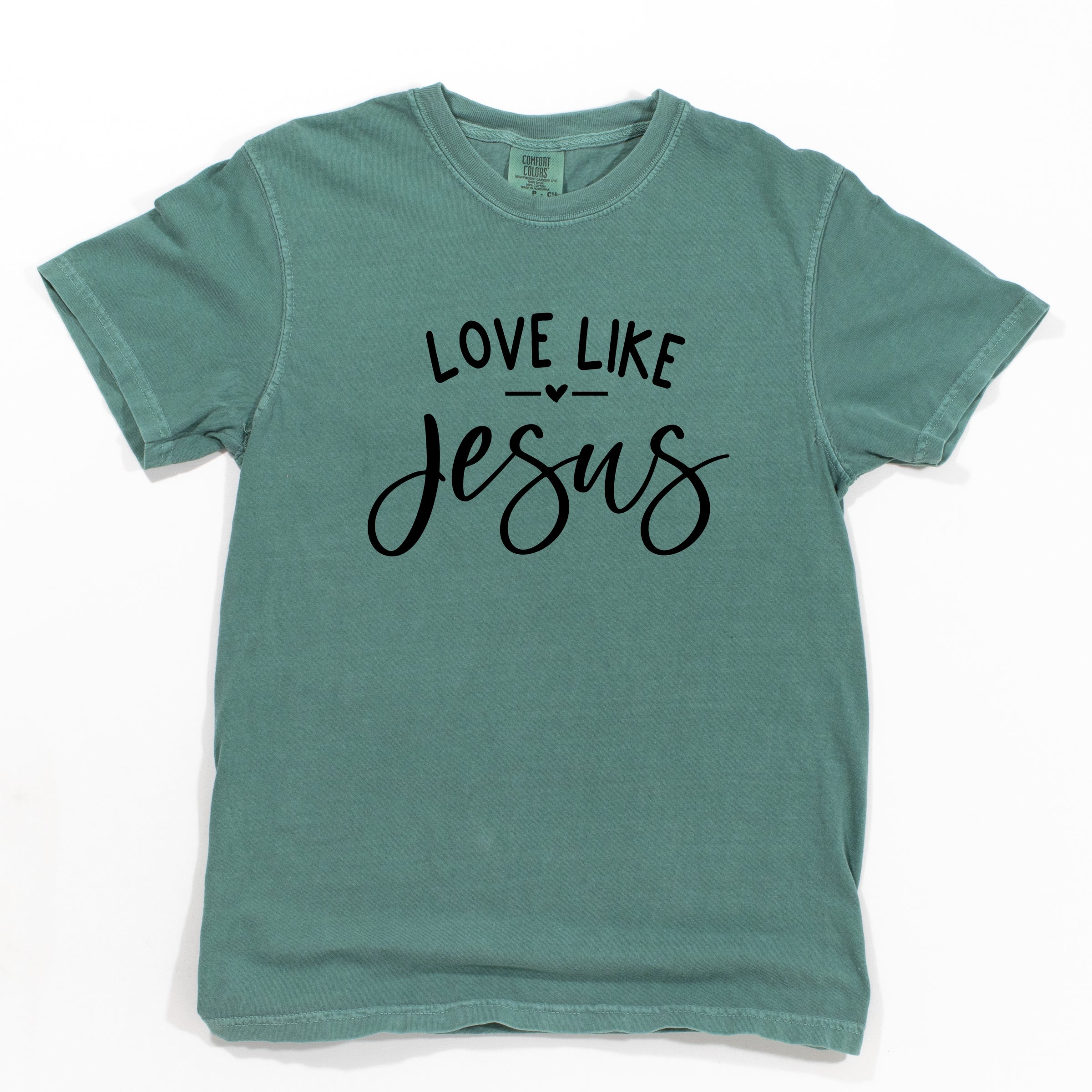 Love Like Jesus - Women's Garment Dyed Graphic T-Shirt