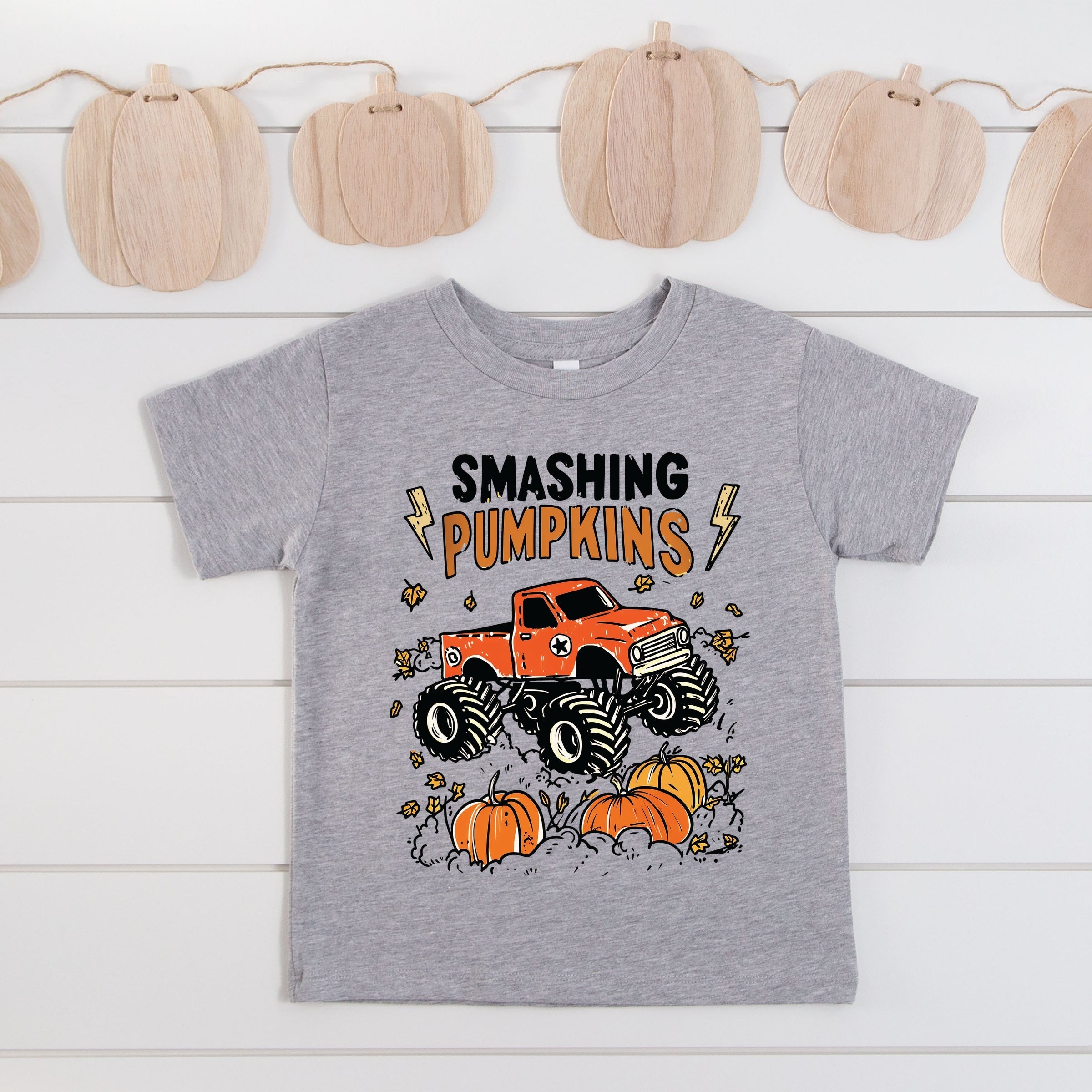 Smashing Pumpkins Monster Truck - Youth Short Sleeve Graphic T-Shirt and Toddler Short Sleeve Graphic T-Shirt
