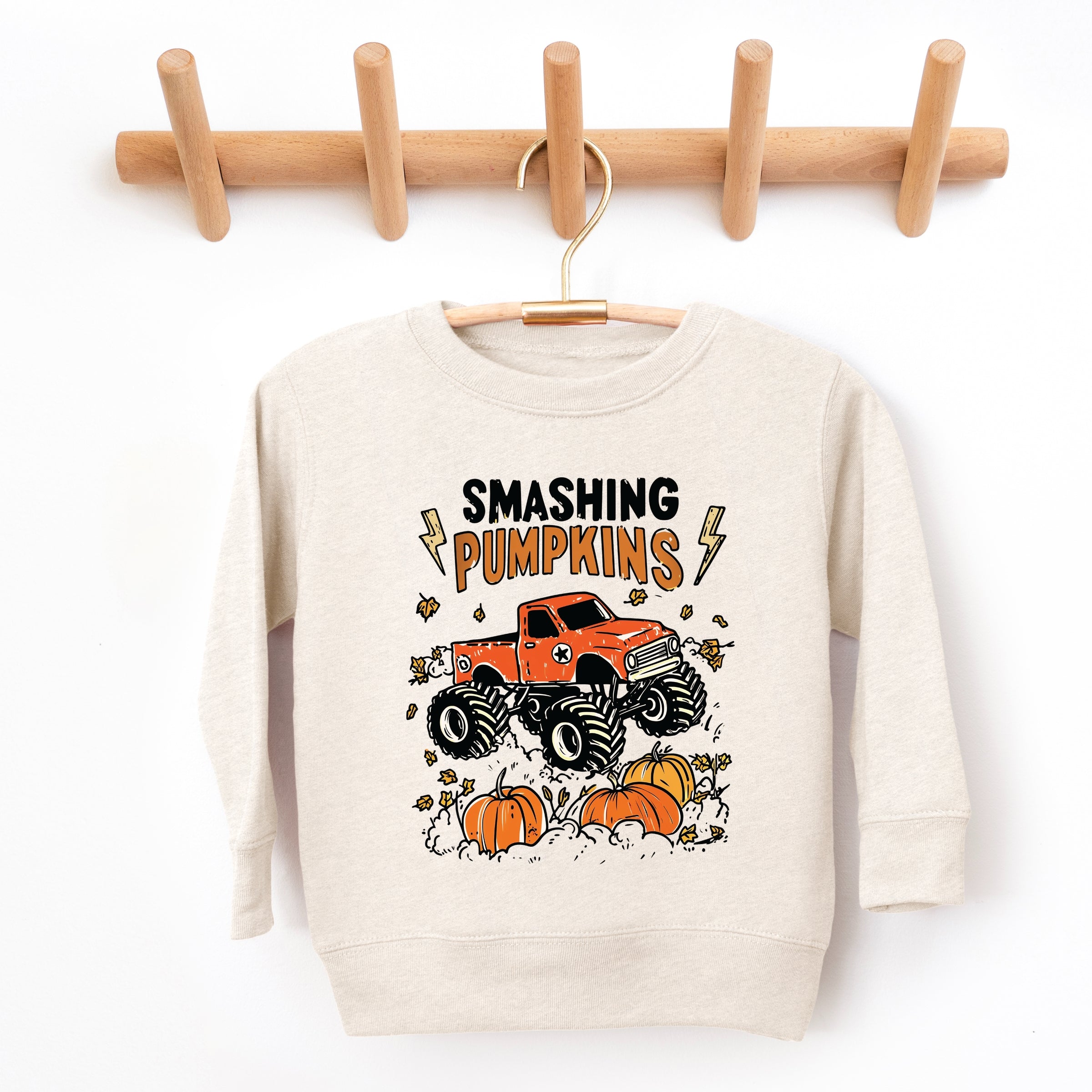 Smashing Pumpkins Monster Truck - Toddler Graphic Sweatshirt and Youth Graphic Sweatshirt