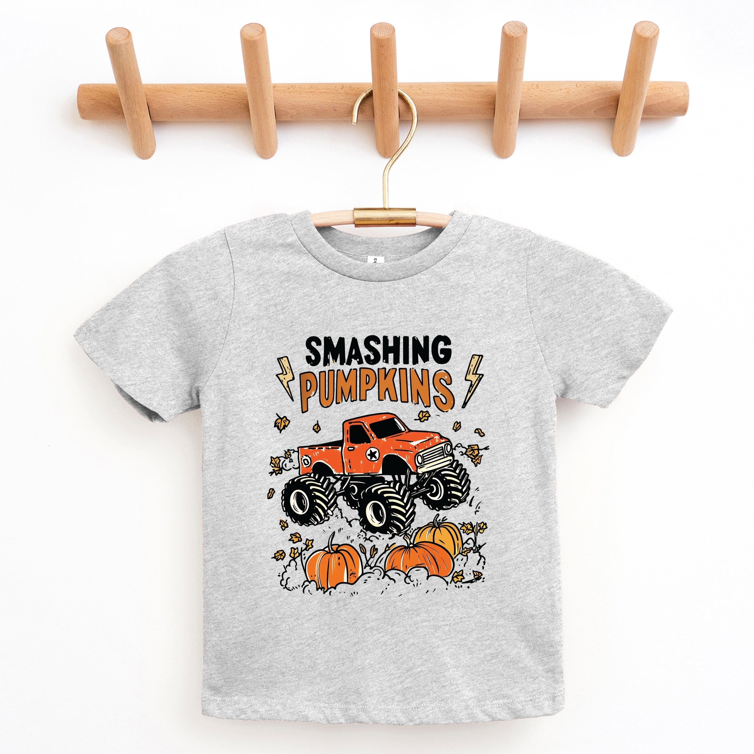 Smashing Pumpkins Monster Truck - Youth Short Sleeve Graphic T-Shirt and Toddler Short Sleeve Graphic T-Shirt