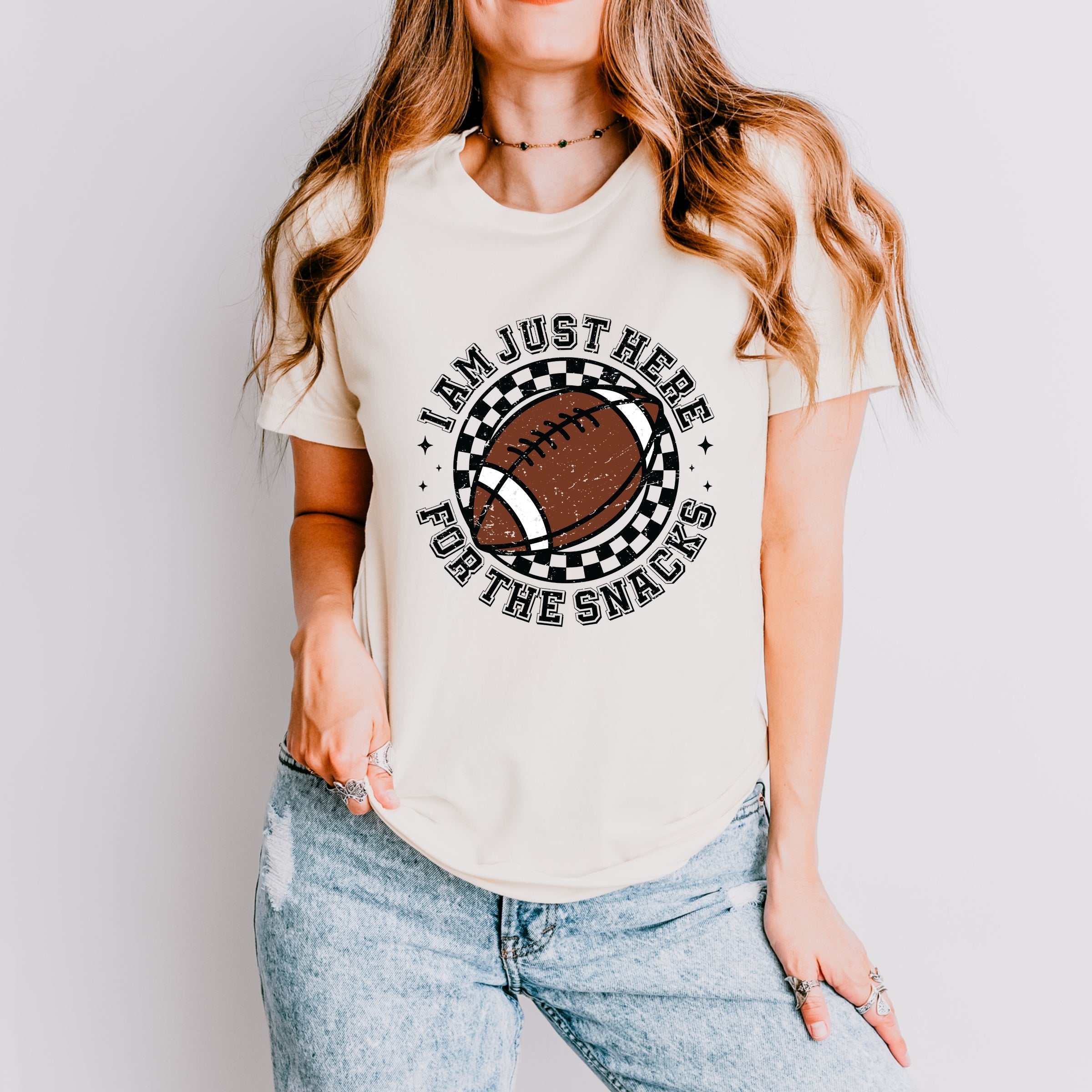 I Am Just Here For The Snacks - Women's Short Sleeve Graphic T-Shirt