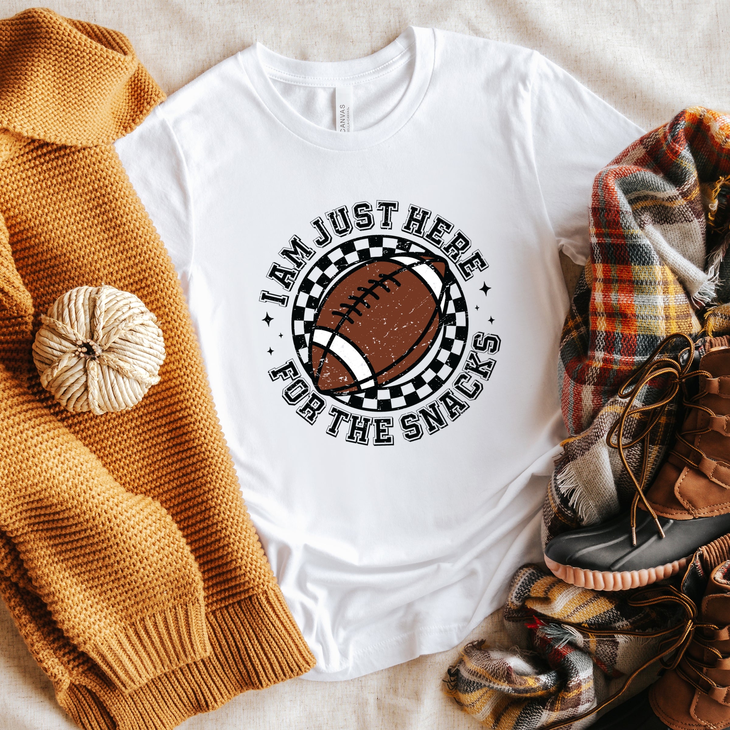 I Am Just Here For The Snacks - Women's Short Sleeve Graphic T-Shirt