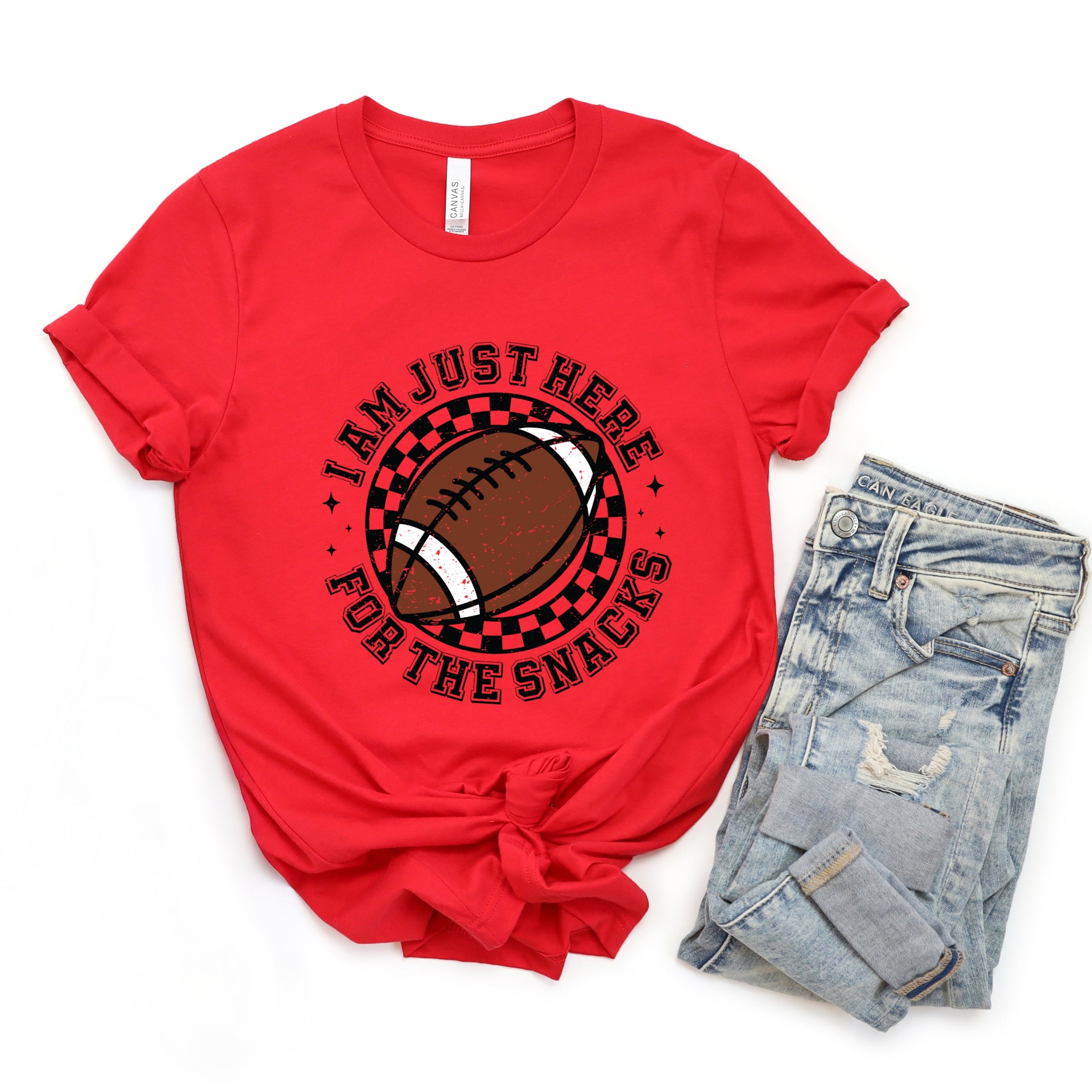 I Am Just Here For The Snacks - Women's Short Sleeve Graphic T-Shirt