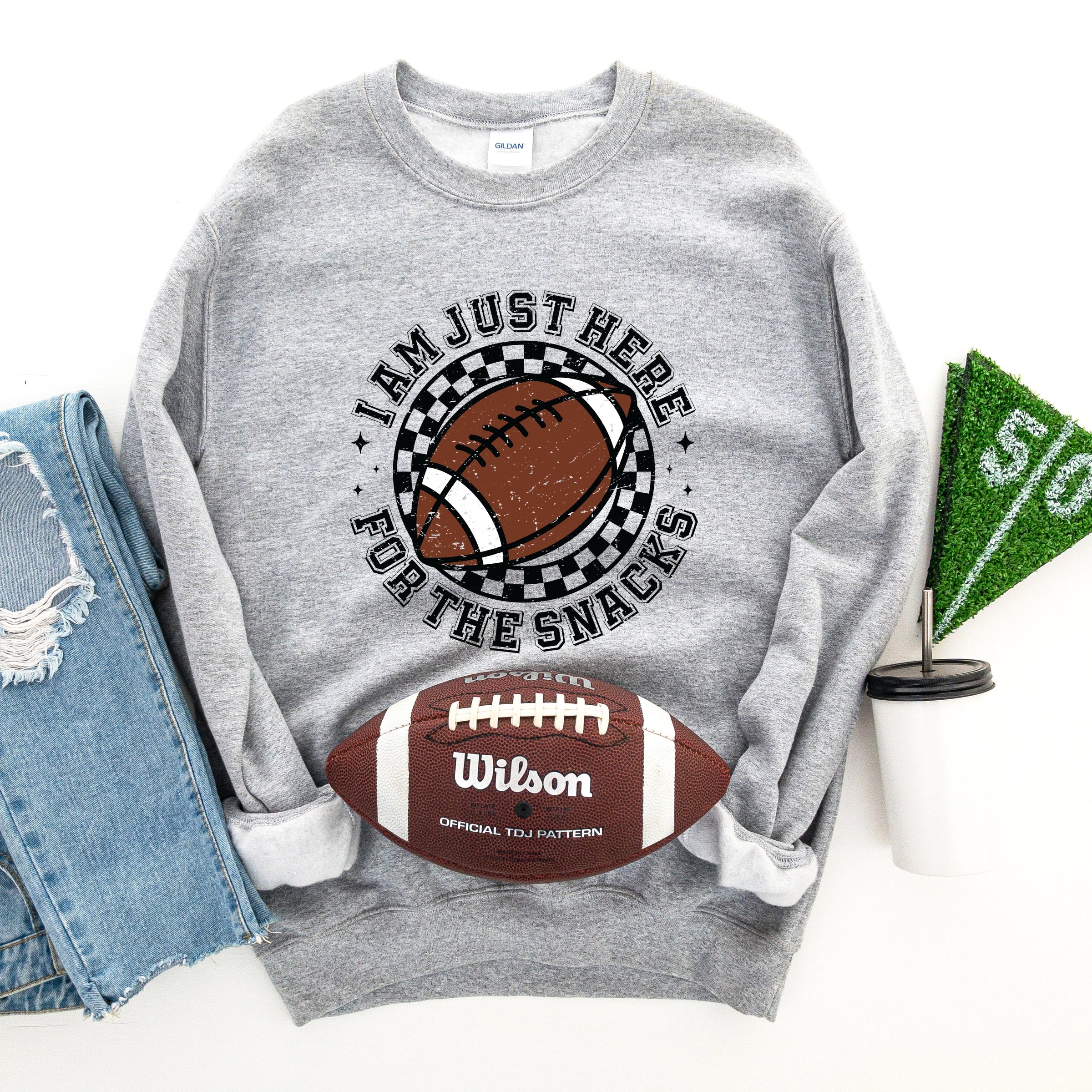 I Am Just Here For The Snacks -  Women's Graphic Sweatshirt