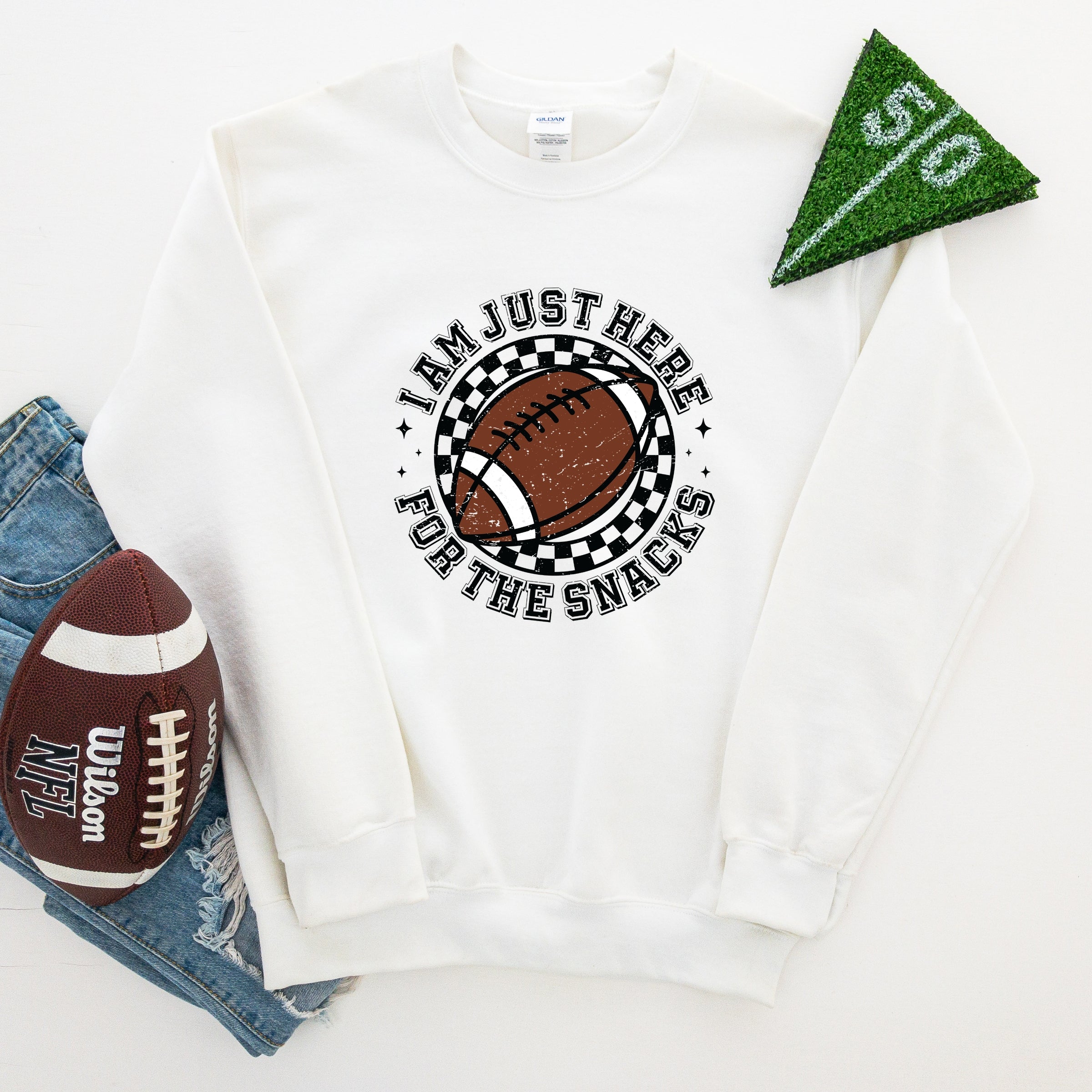 I Am Just Here For The Snacks -  Women's Graphic Sweatshirt