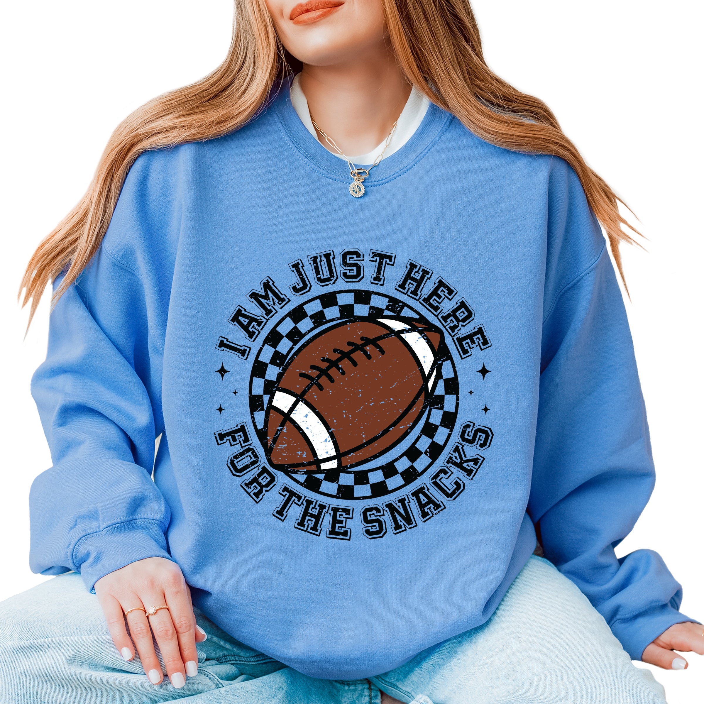 I Am Just Here For The Snacks -  Women's Graphic Sweatshirt