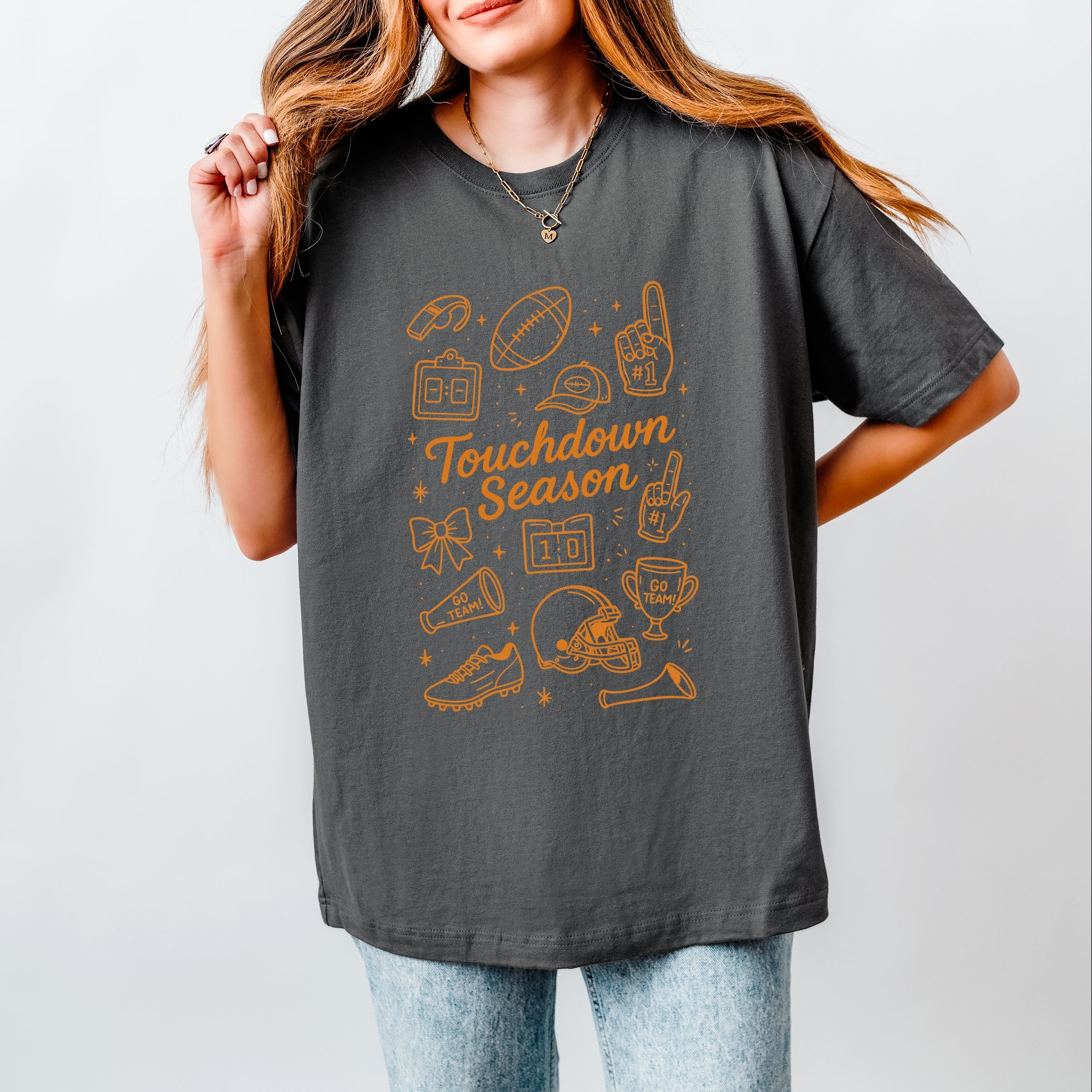 Touchdown Season Go Team - Heavyweight Tee