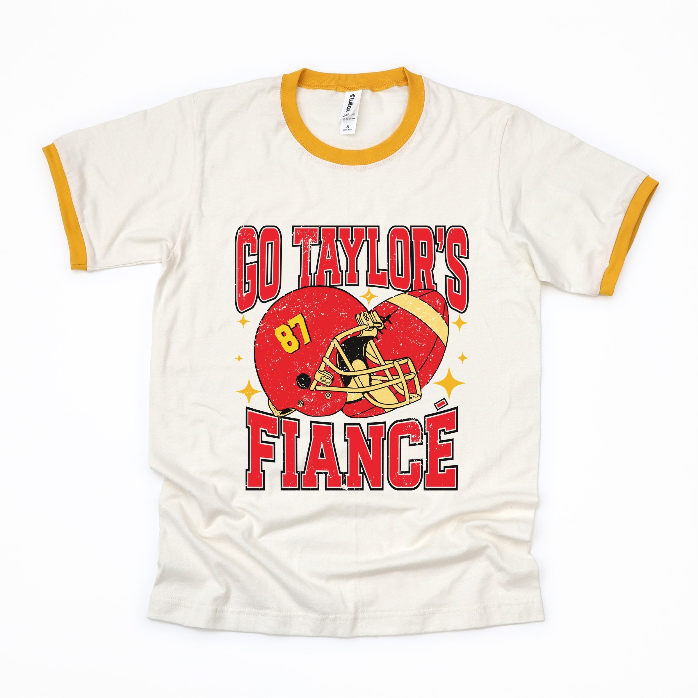Go Taylor's Fiance Sparkle - Womens Ringer Tee