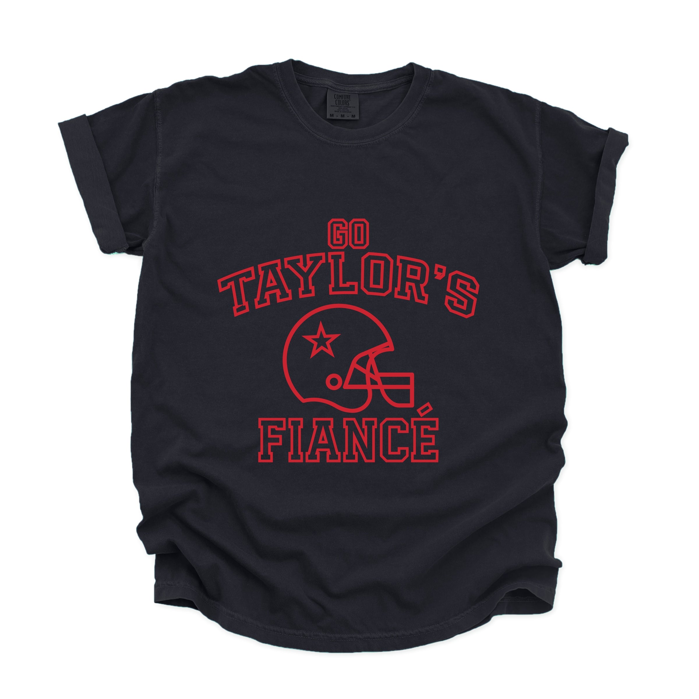 Go Taylor's Fiance Varsity - Womens Garment Dyed Tee