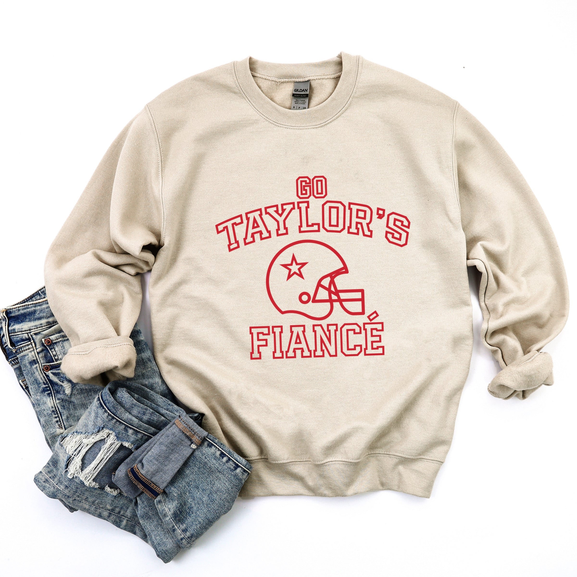 Go Taylor's Fiance Varsity -  Womens Sweatshirt