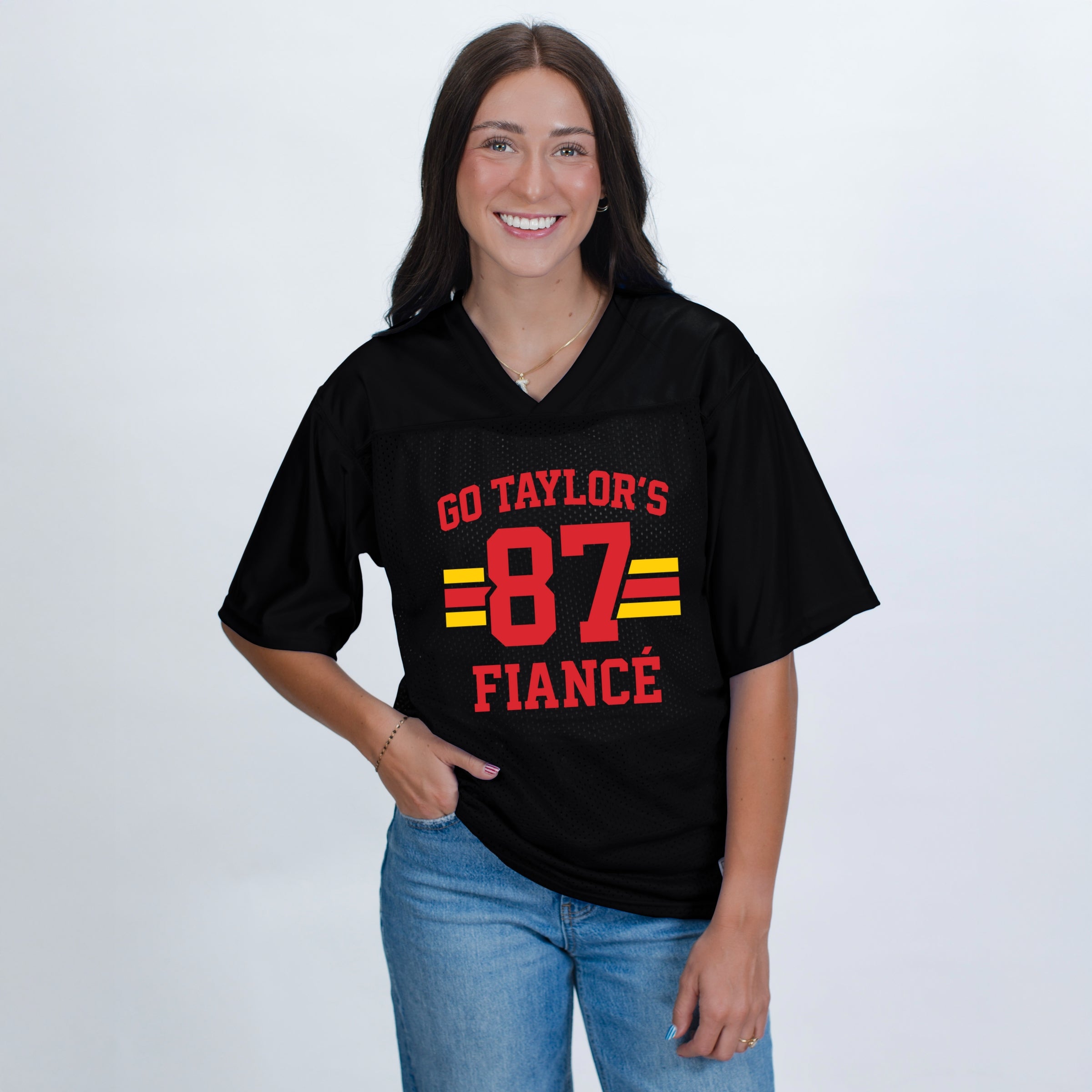 Go Taylor's Fiance 87 - Football Jersey