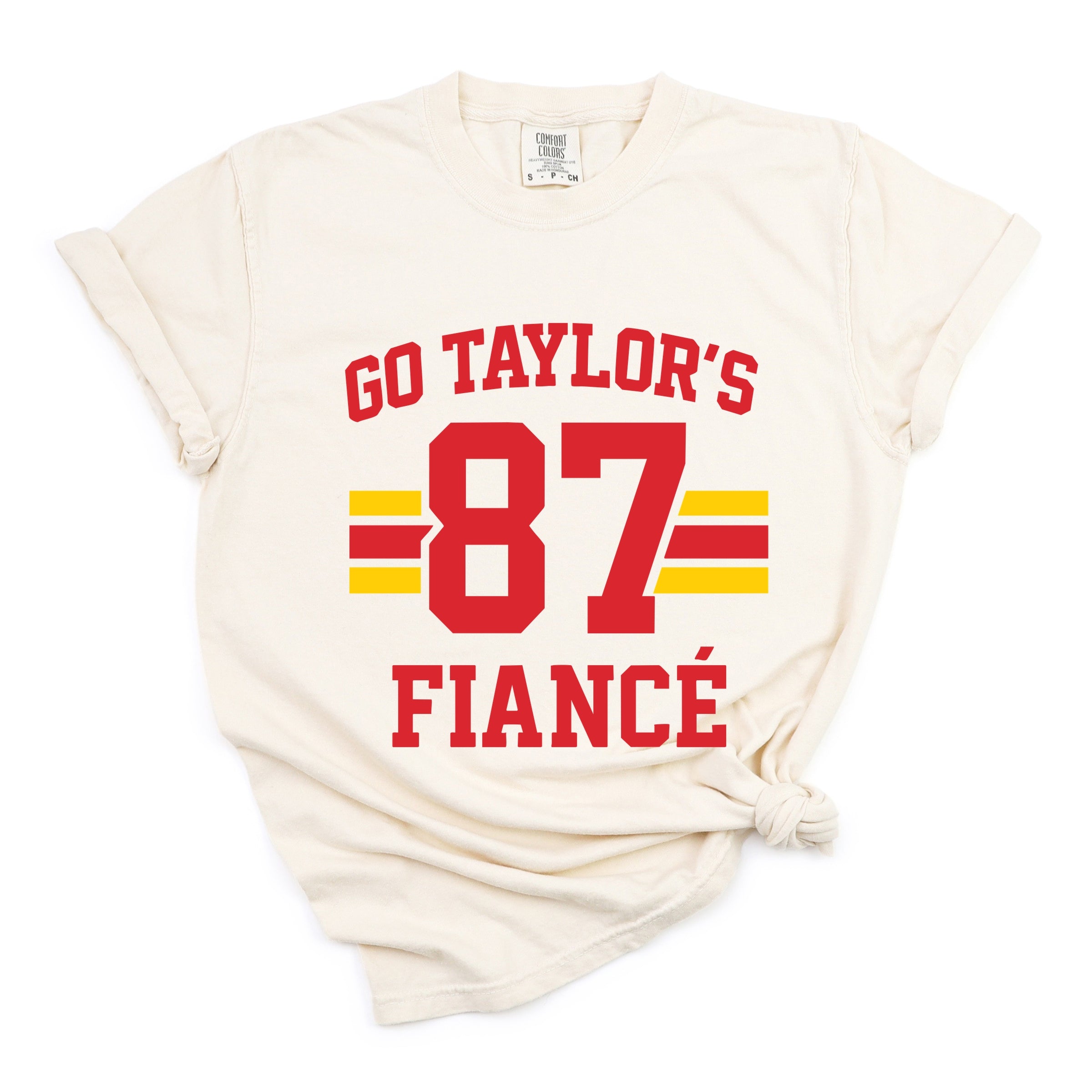 Go Taylor's Fiance 87 - Womens Garment Dyed Tee