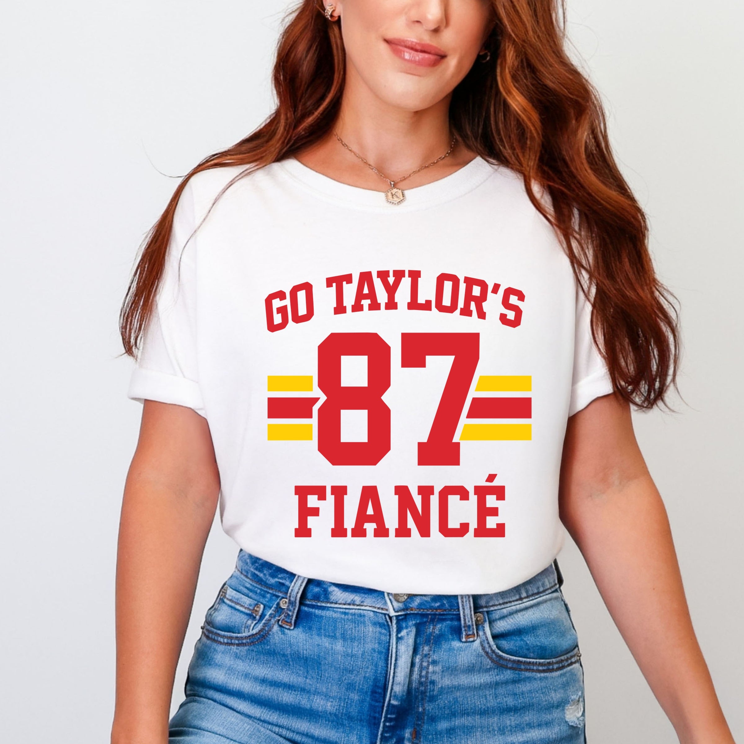 Go Taylor's Fiance 87 - Womens Garment Dyed Tee