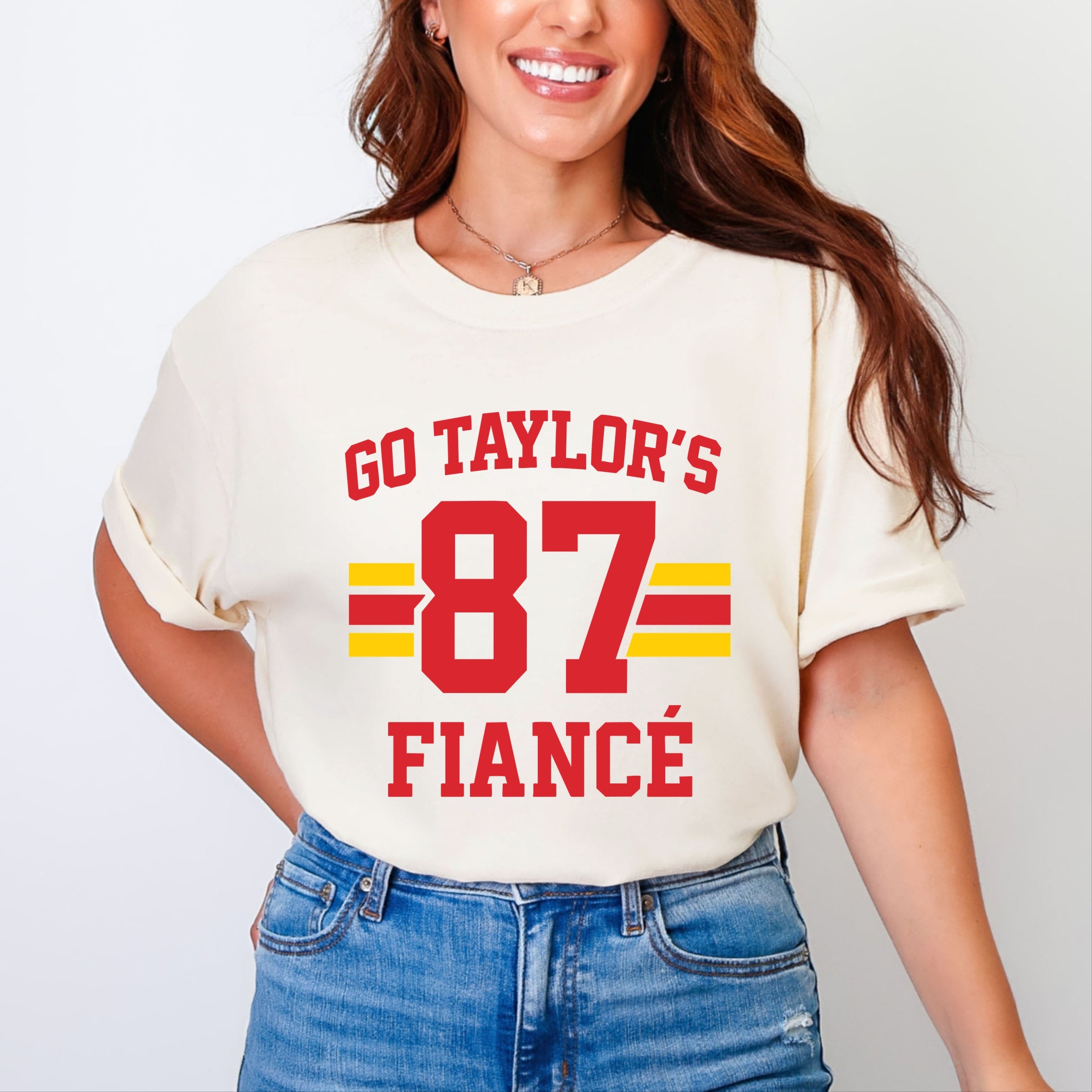 Go Taylor's Fiance 87 - Womens Garment Dyed Tee