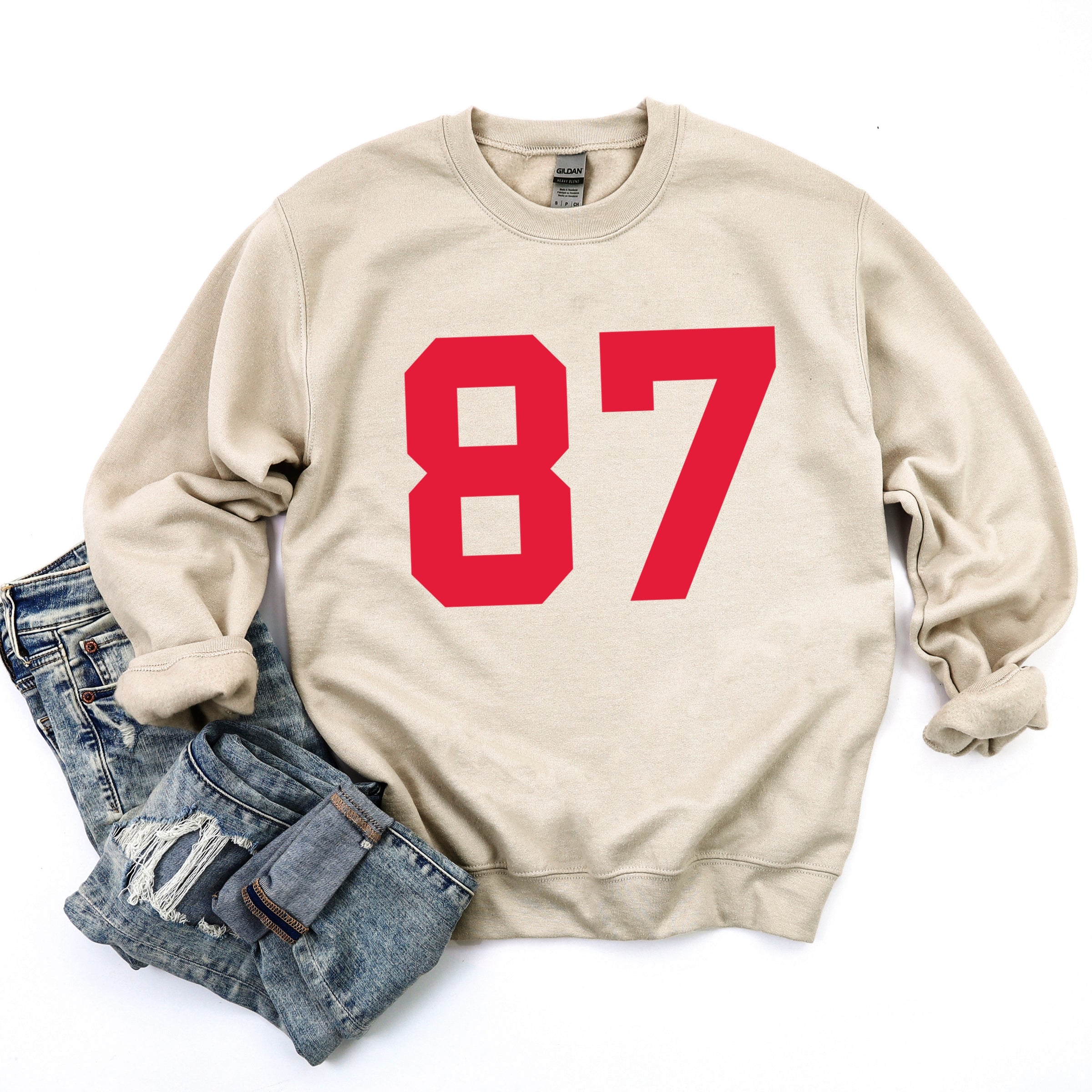 Football Jersey 87 -  Womens Sweatshirt