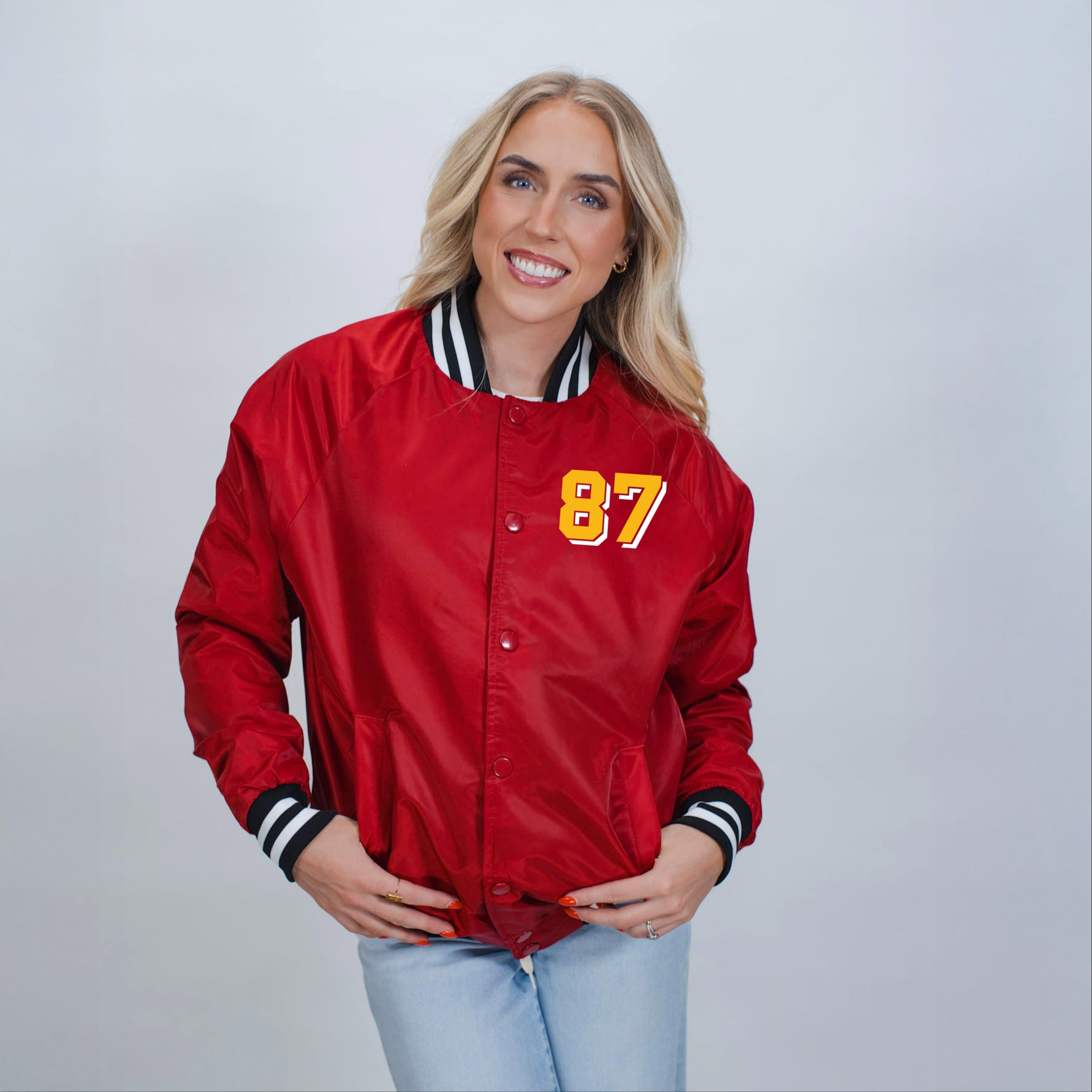 Go Taylor's Fiancé Yellow  - Womens Bomber Jacket