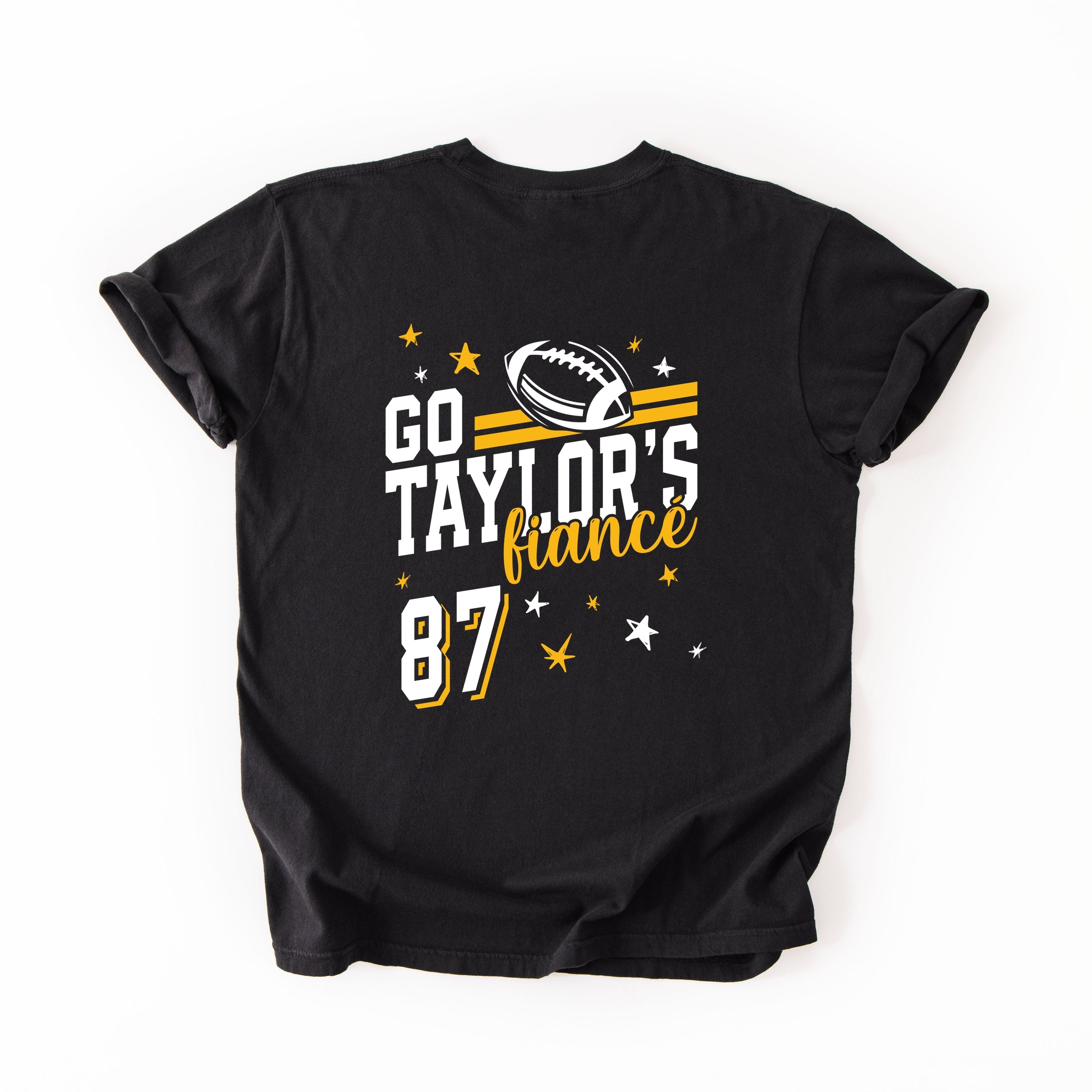 Go Taylor's Fiancé Yellow  - Womens Garment Dyed Tee