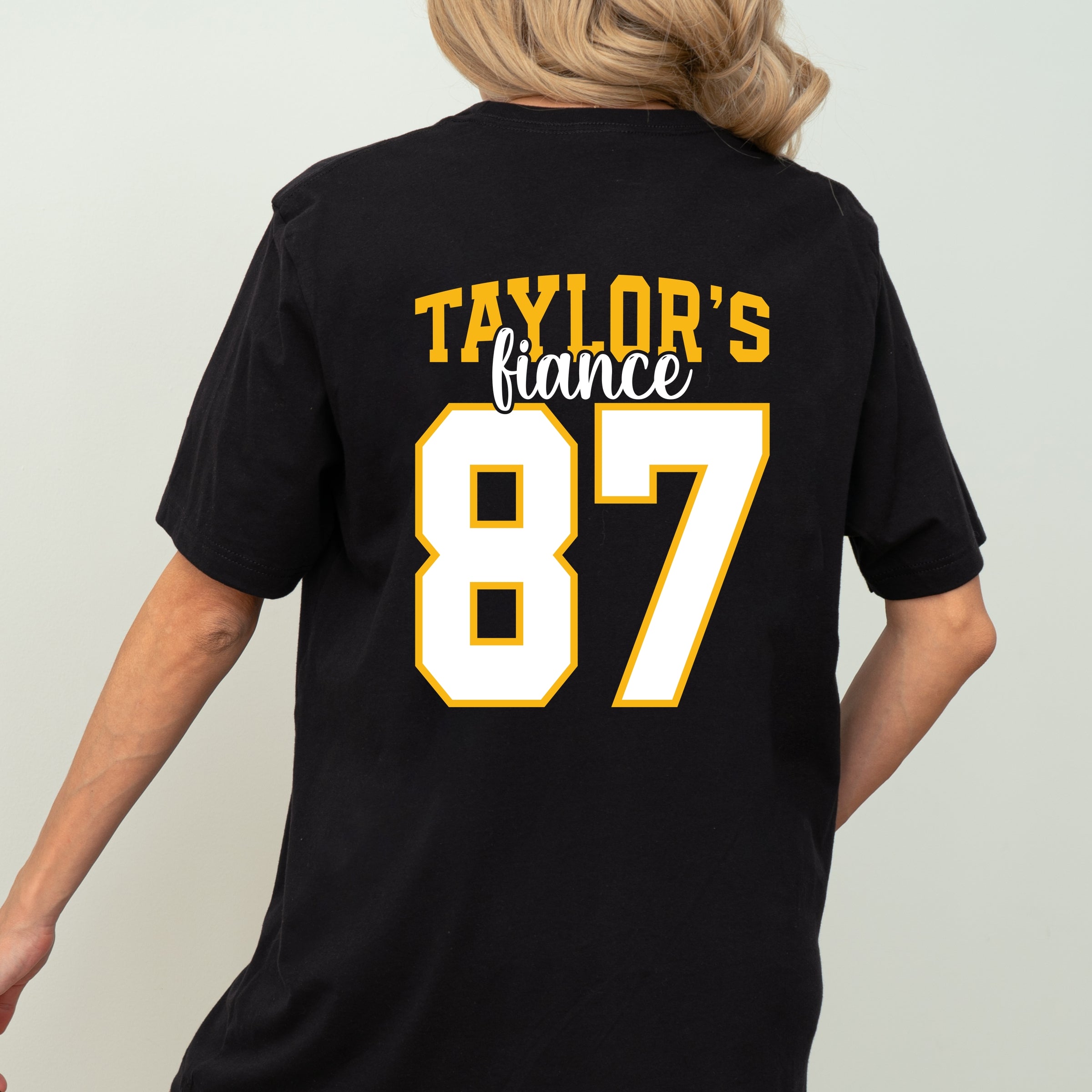 Taylor's Fiancé Number 87 Front And Back - Womens Short Sleeve Tee