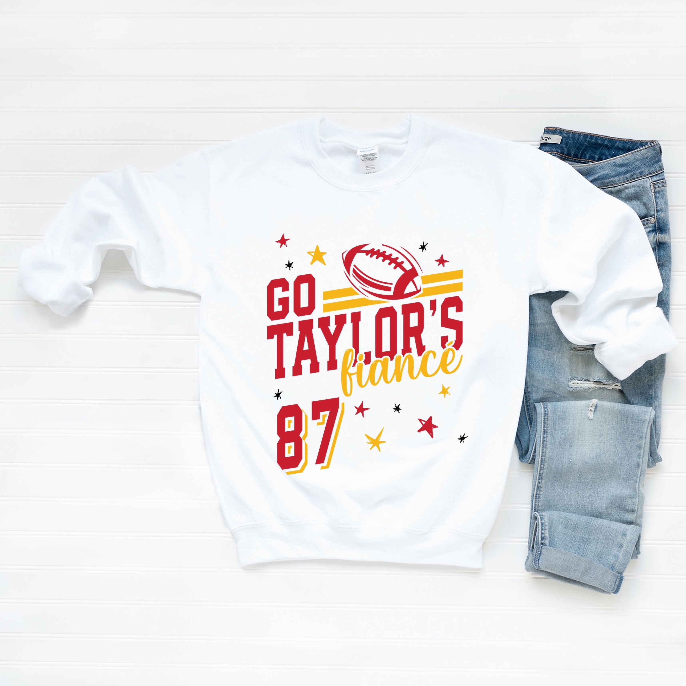 Go Taylor's Fiancé Red -  Womens Sweatshirt