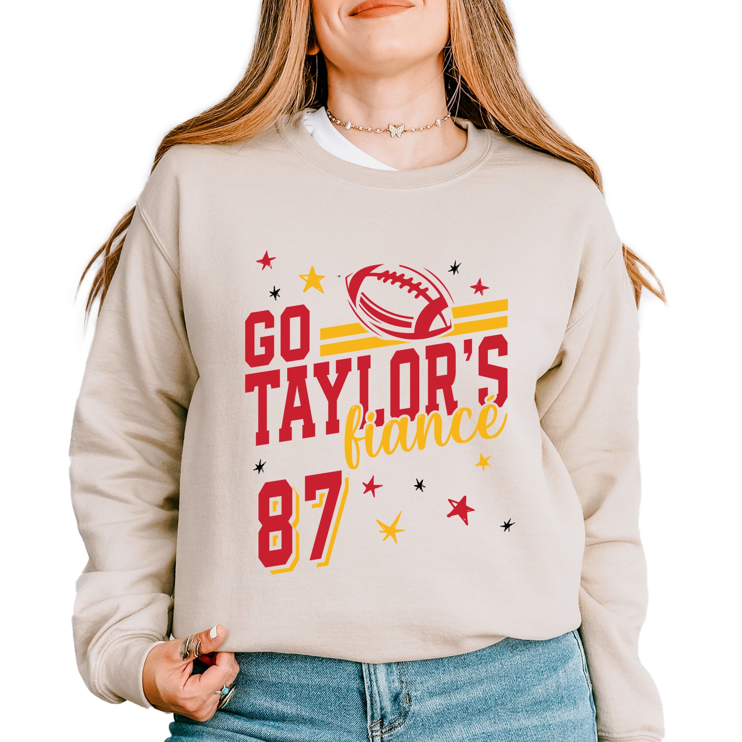 Go Taylor's Fiancé Red -  Womens Sweatshirt