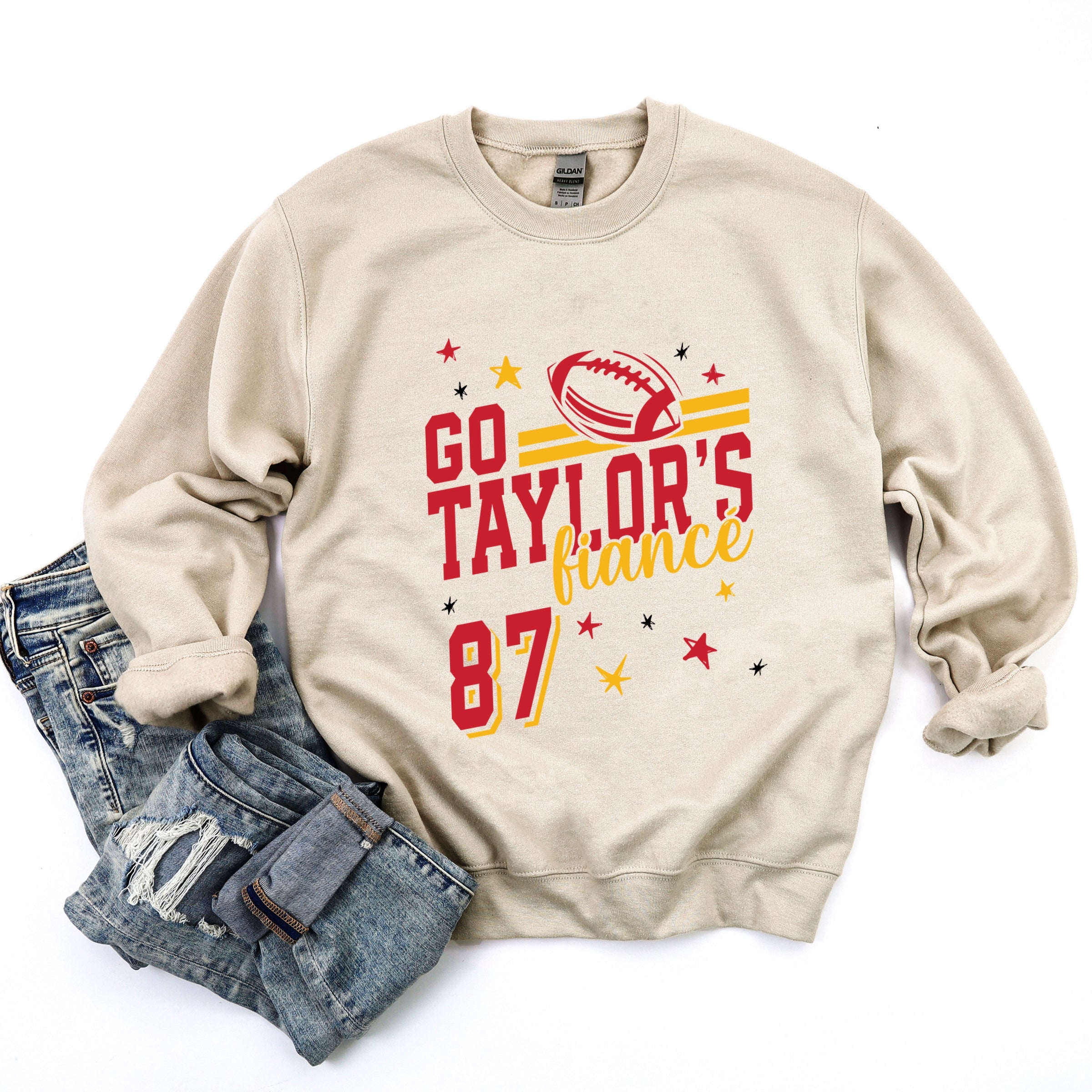 Go Taylor's Fiancé Red -  Womens Sweatshirt