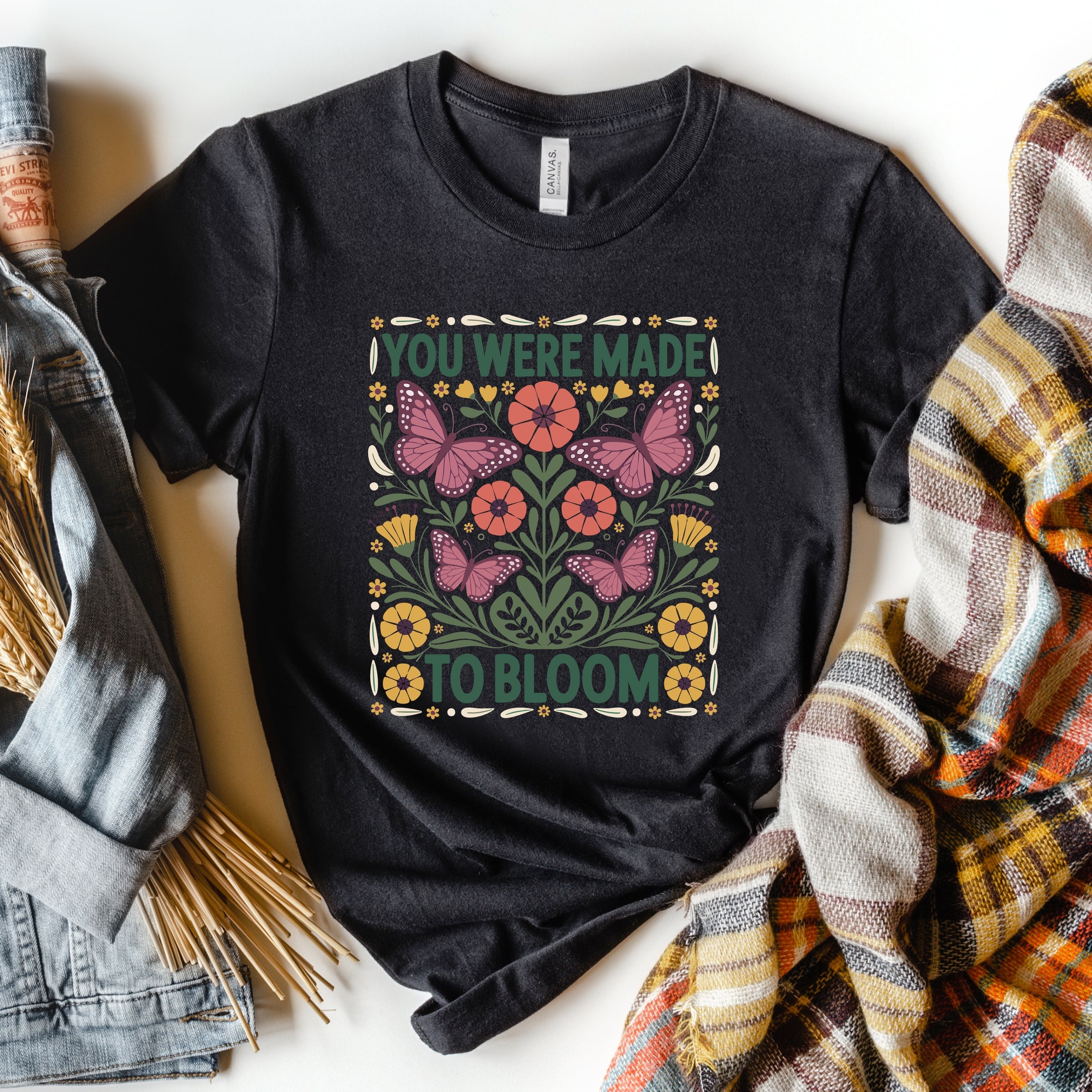 You Were Made To Bloom - Women's Short Sleeve Graphic T-Shirt