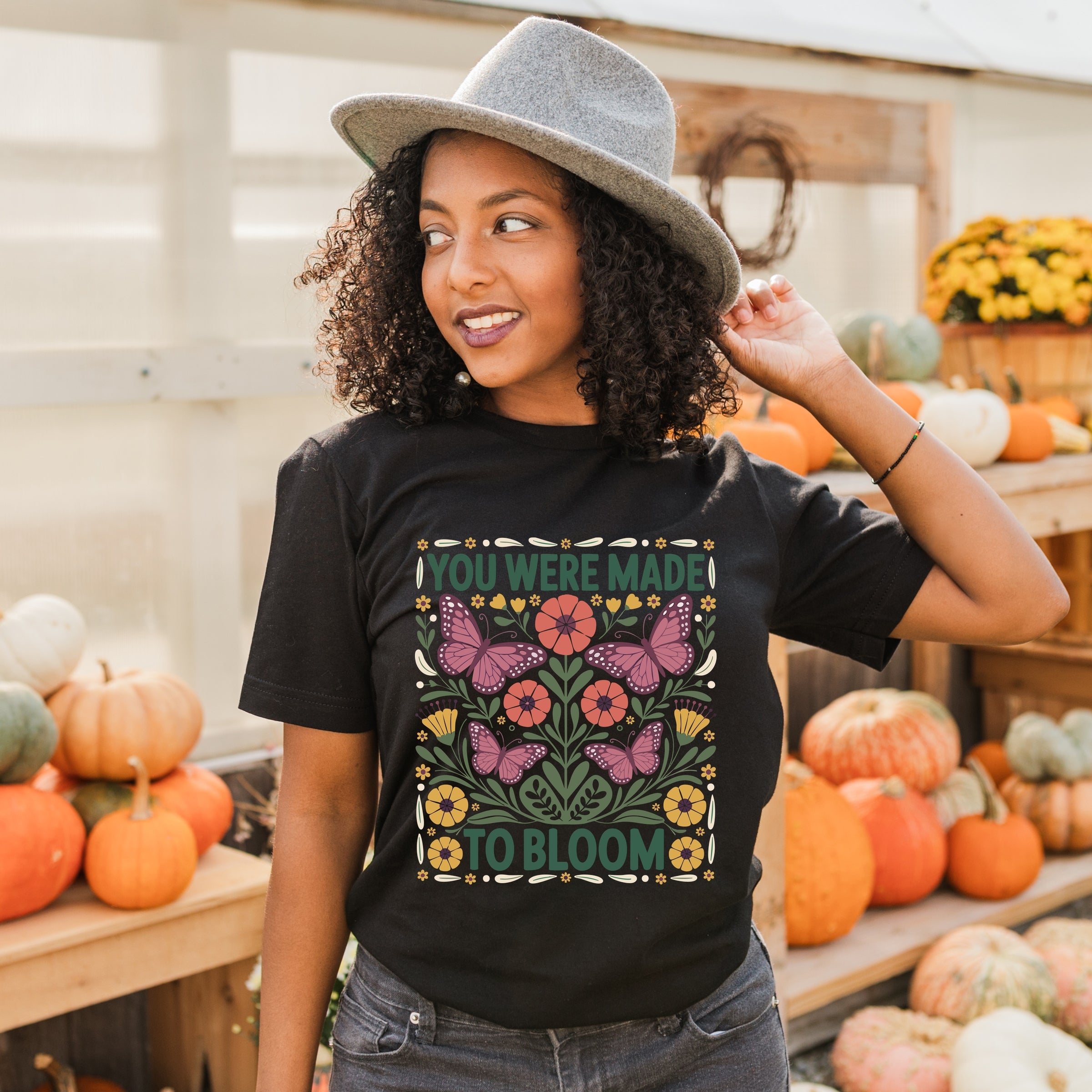 You Were Made To Bloom - Women's Short Sleeve Graphic T-Shirt
